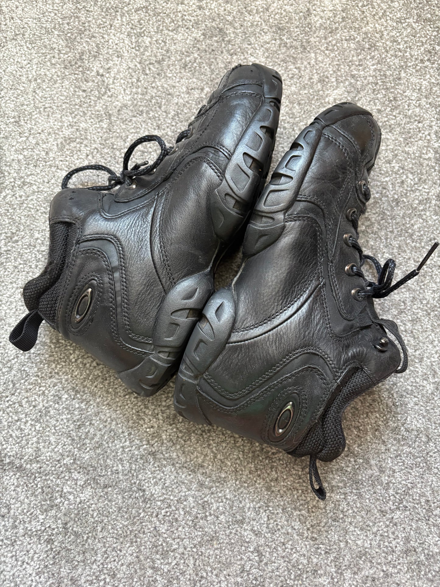 Oakley Flak 2000s Leather Tactical Black Boots