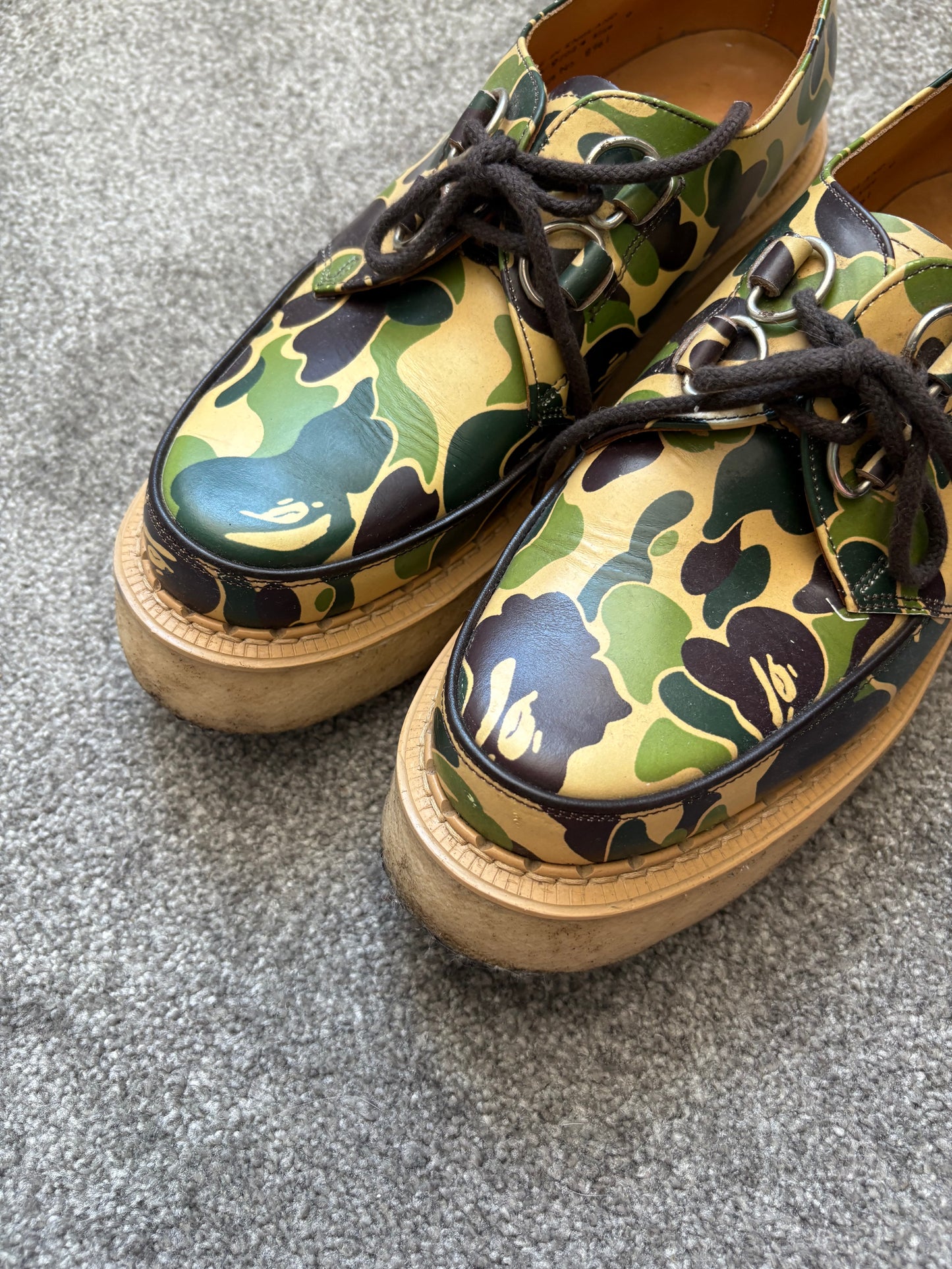 A Bathing Ape x George Cox 2012 Camo Creepers