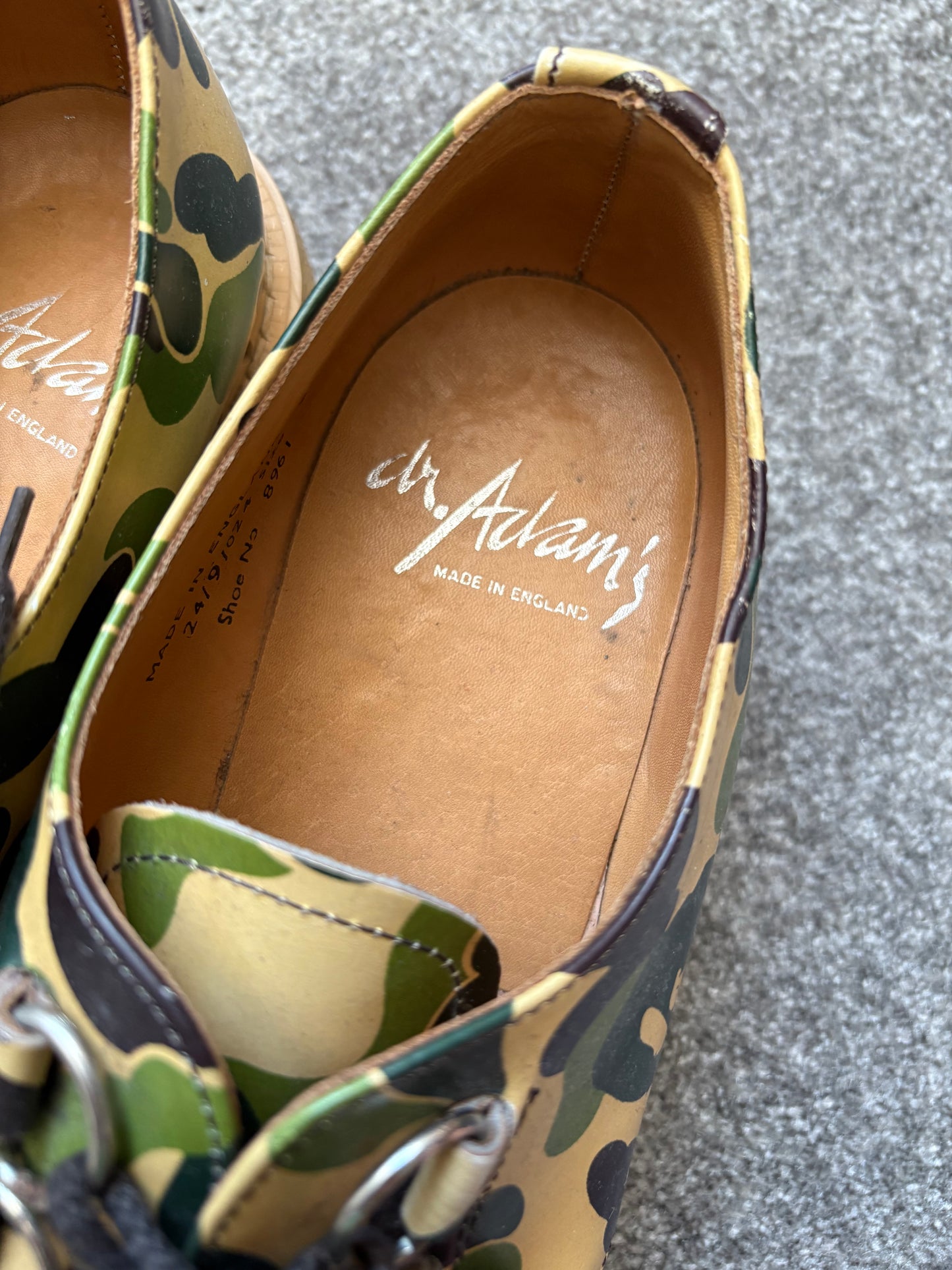 A Bathing Ape x George Cox 2012 Camo Creepers