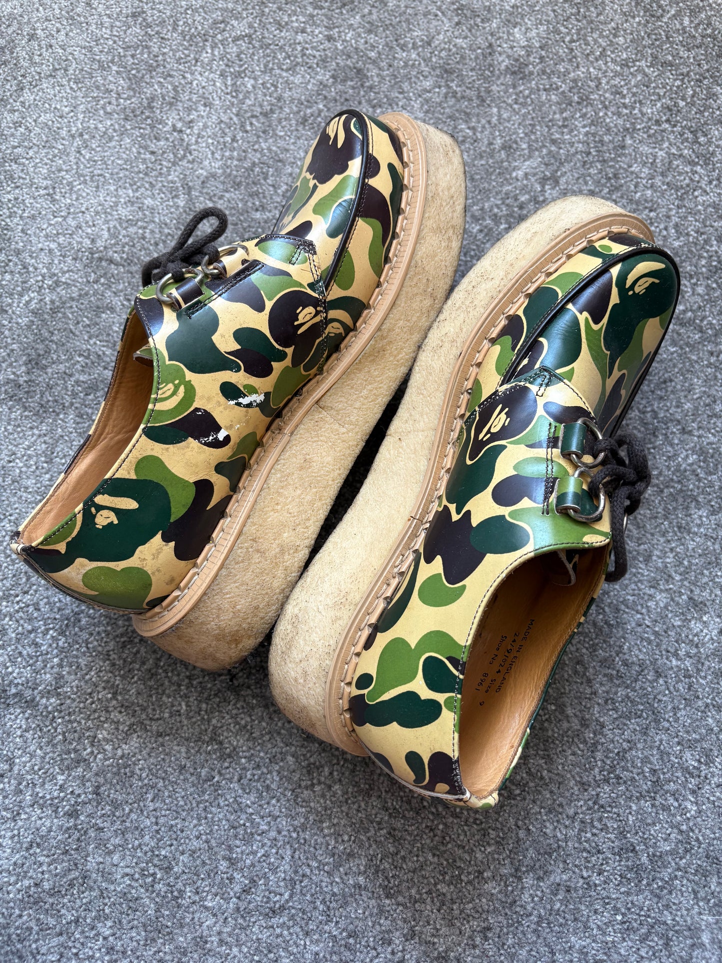 A Bathing Ape x George Cox 2012 Camo Creepers