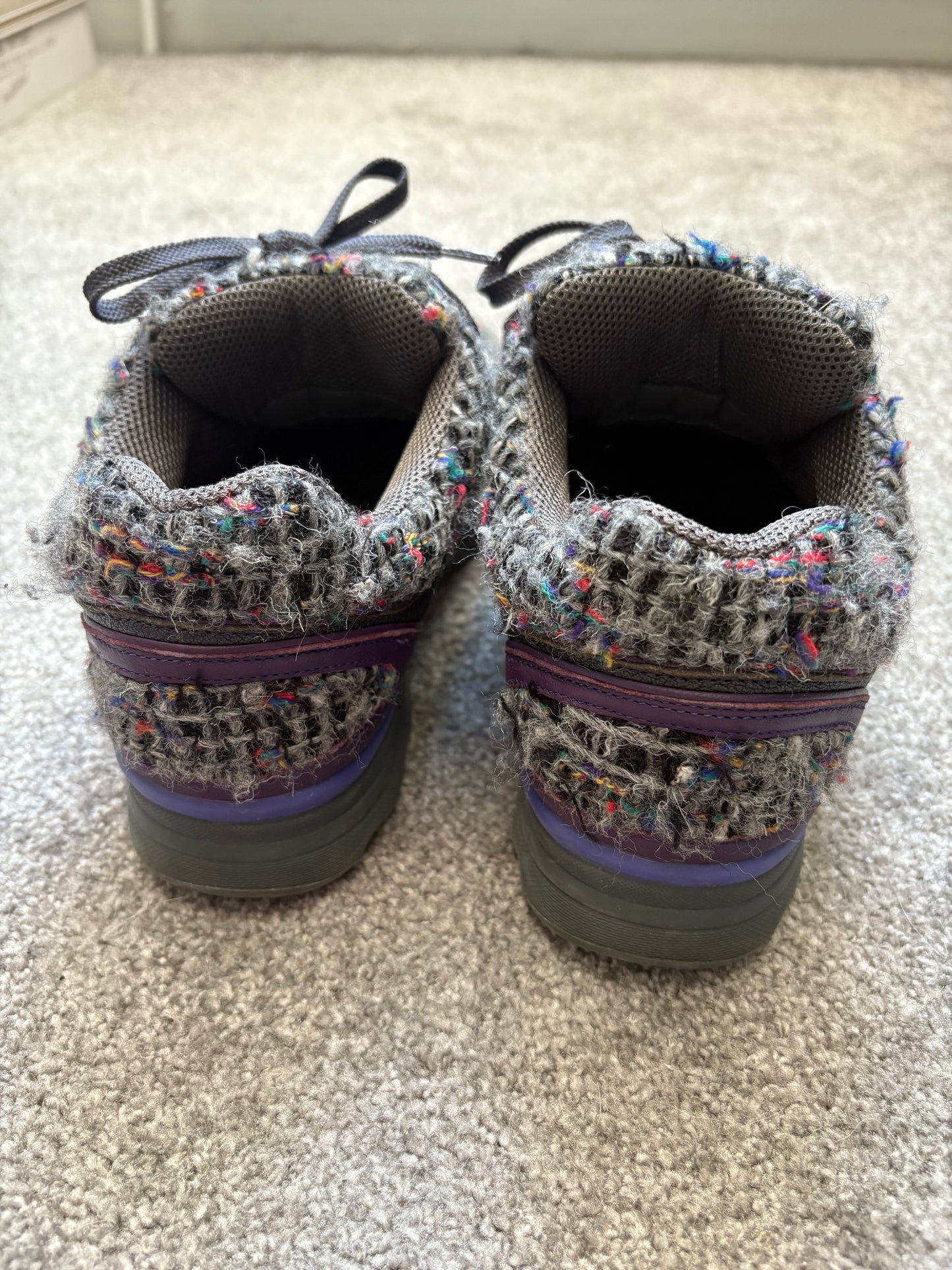 Chanel Tweed Runners Trainers UK7 US8 EU40