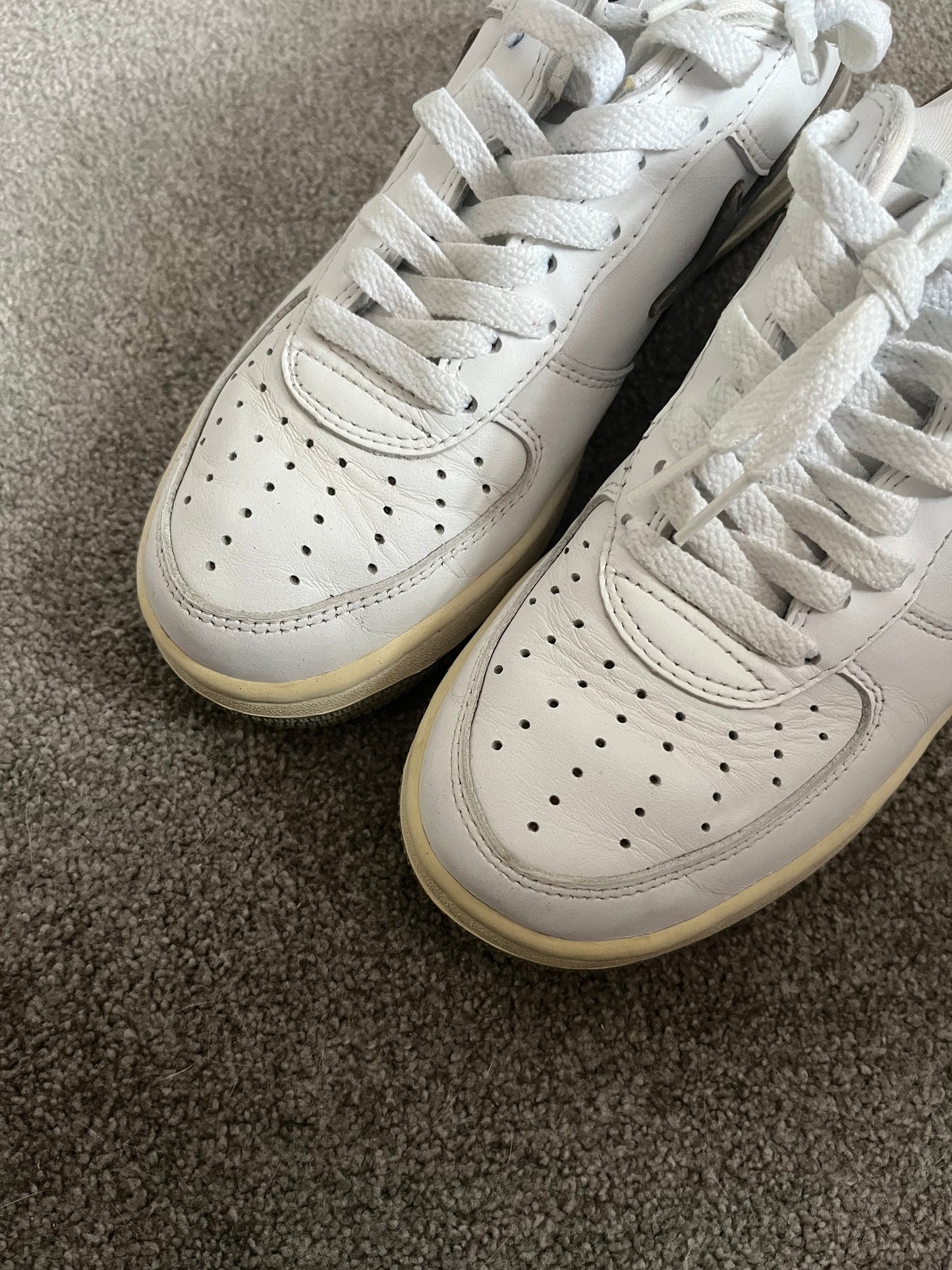 Bape White Leather 2003 Bapestas