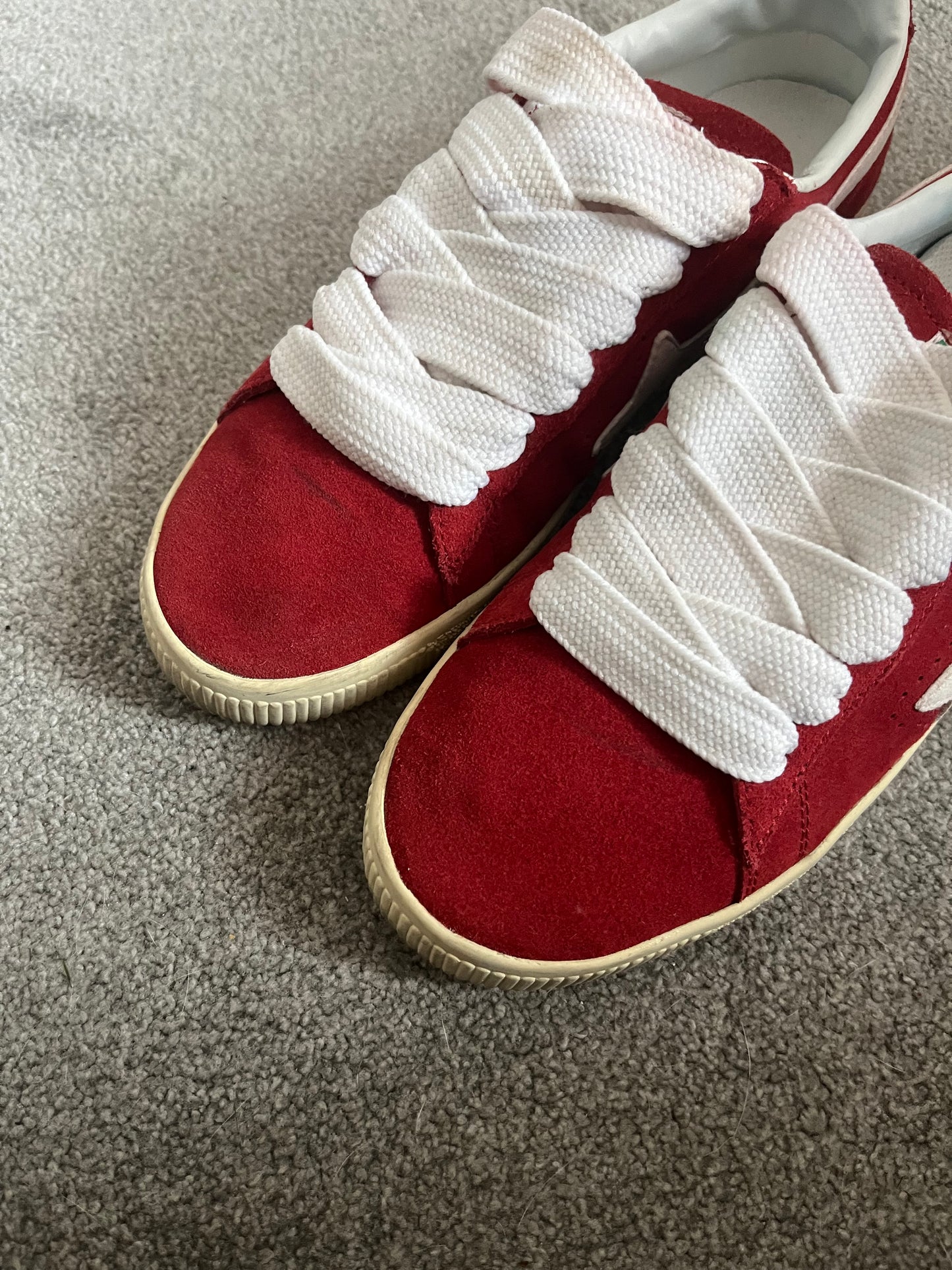 Bape Red Suede 2004 Crepestas