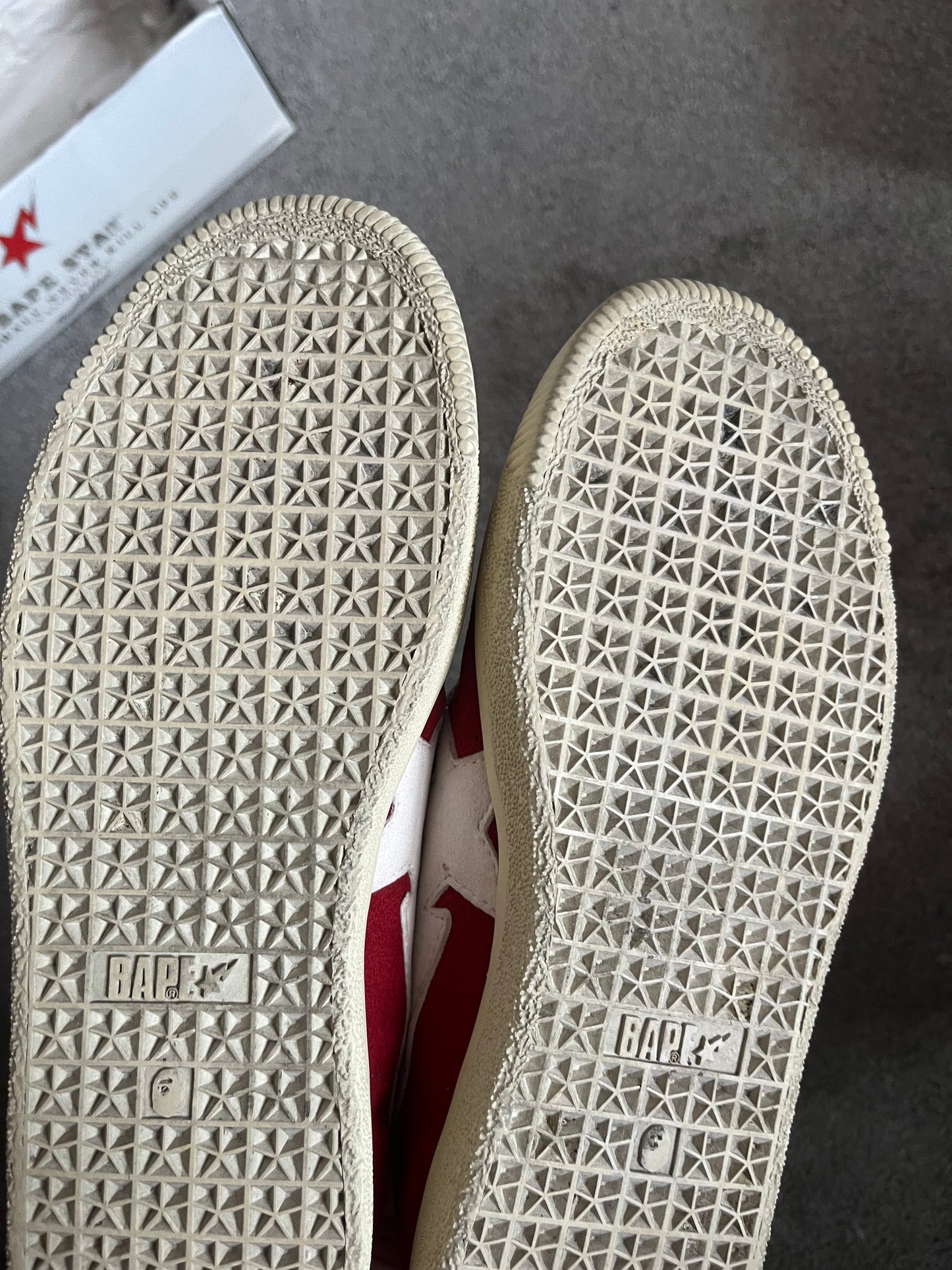 Bape Red Suede 2004 Crepestas