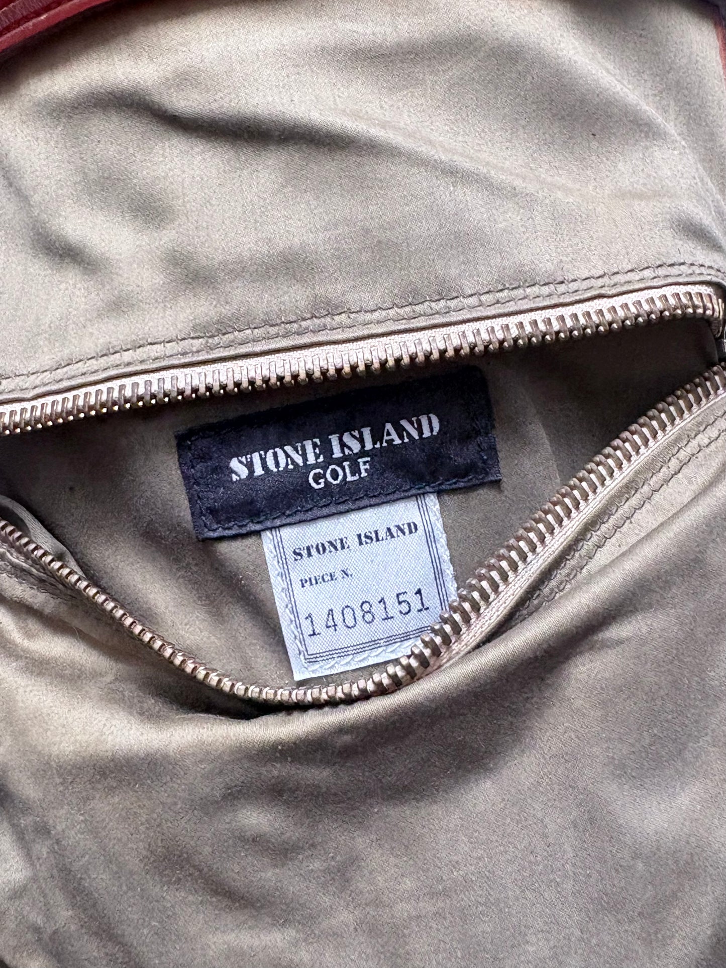 Stone Island 1988 Vulcanized Rubber Patches Golf Bag
