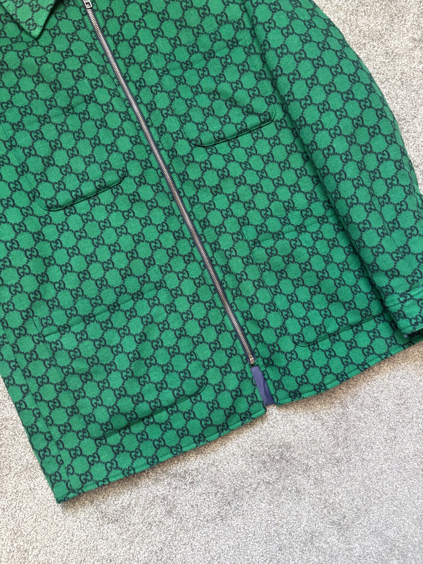 Gucci Monogram Wool Overshirt