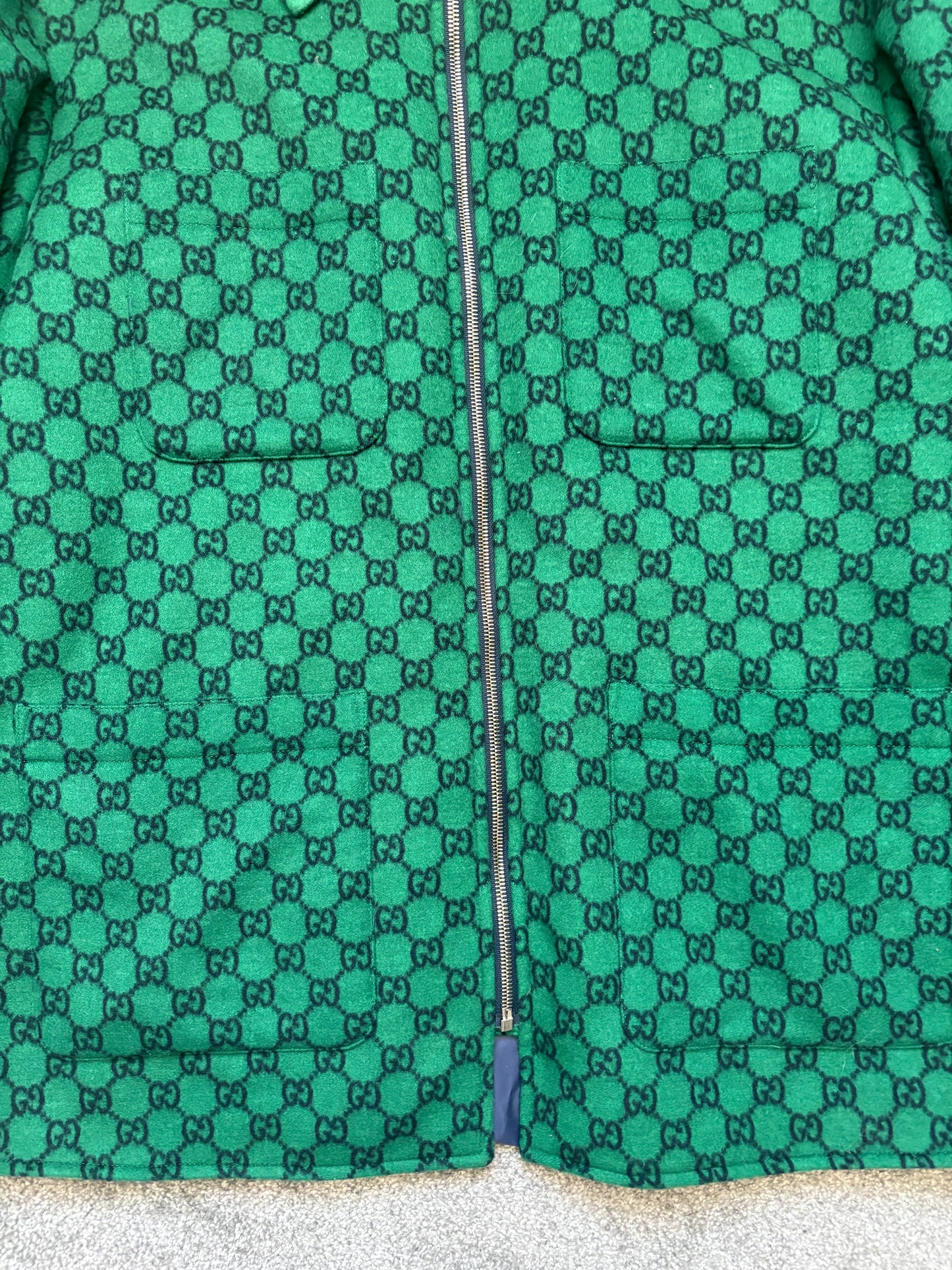 Gucci Monogram Wool Overshirt