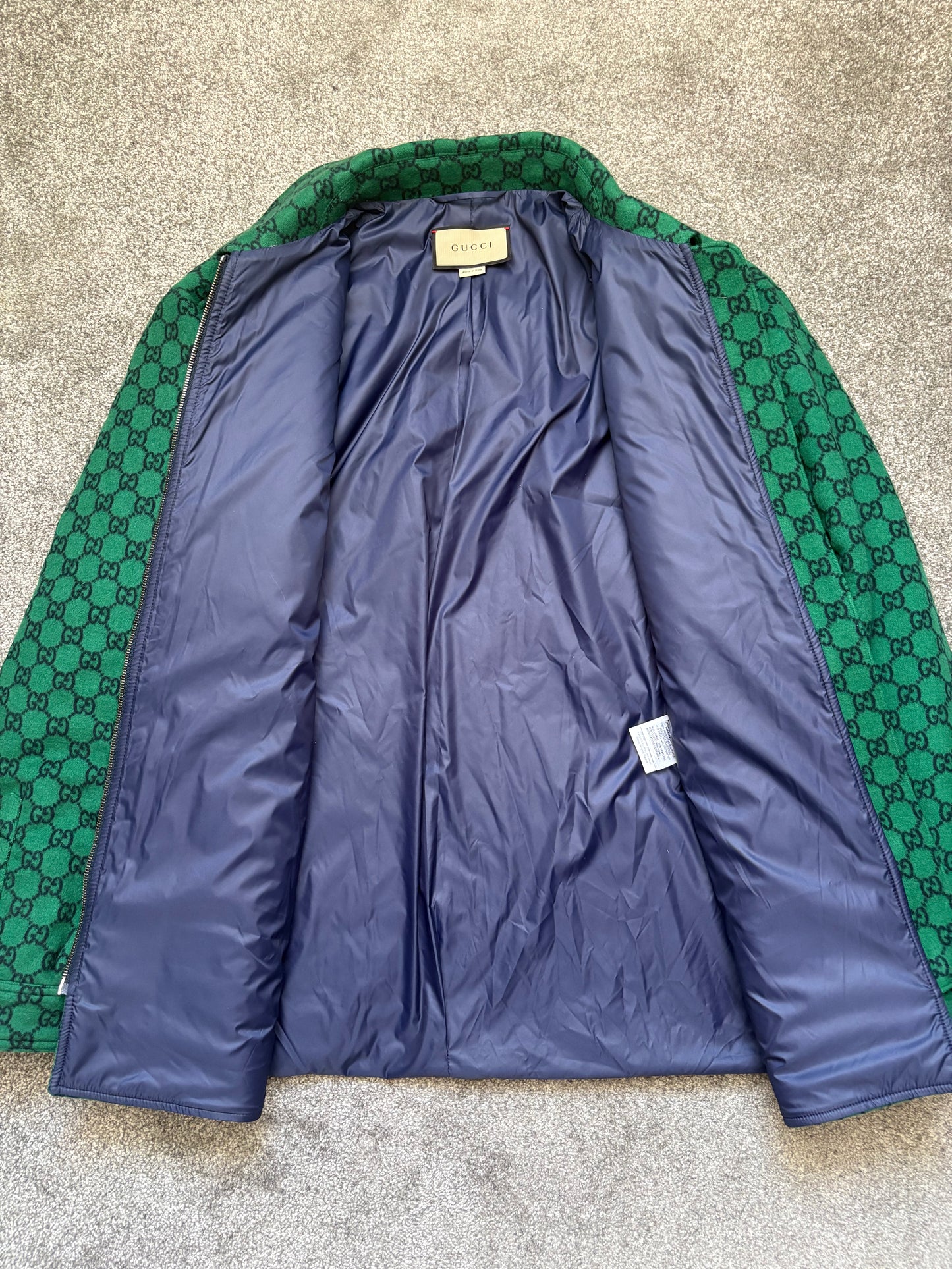 Gucci Monogram Wool Overshirt