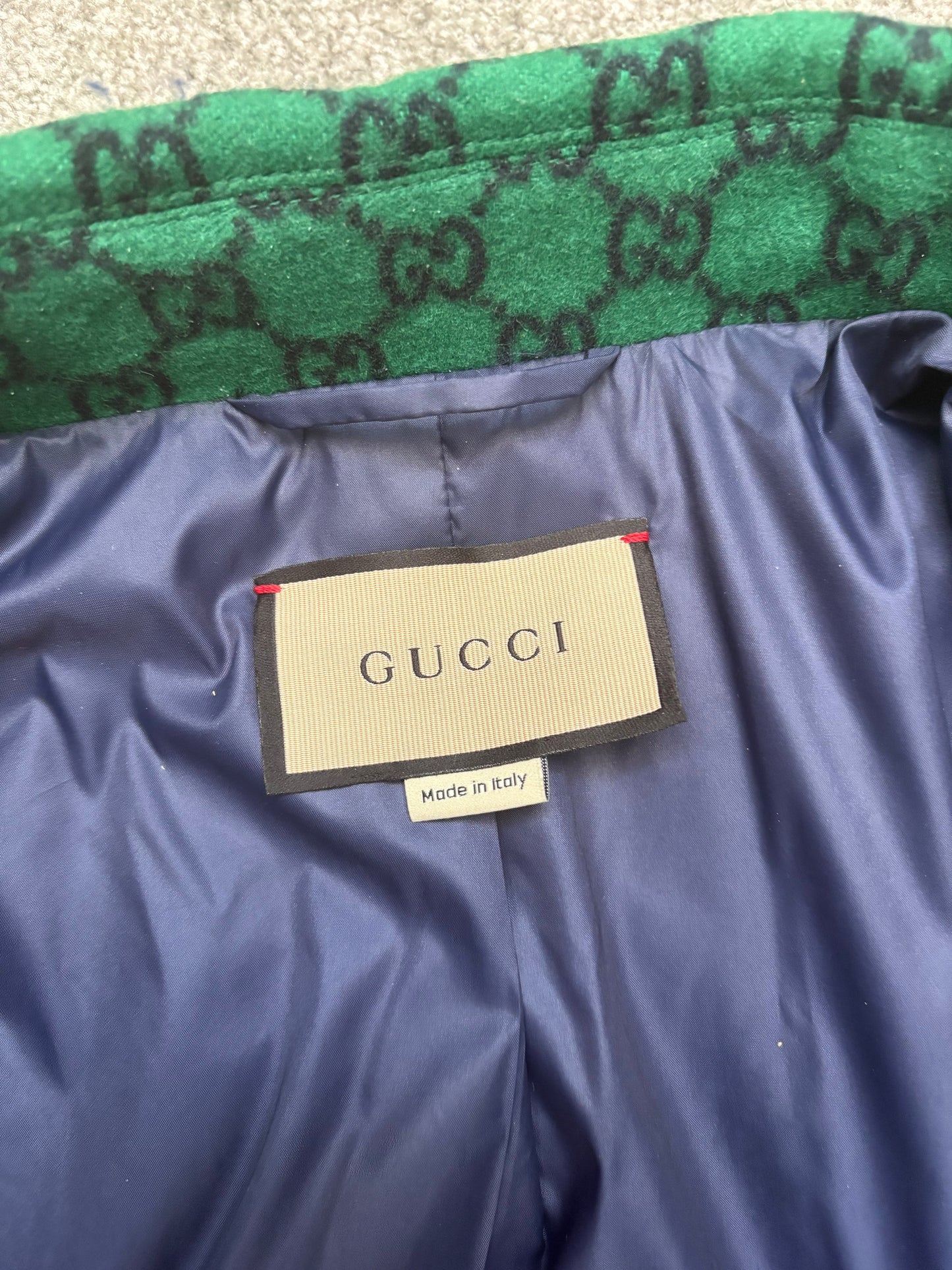 Gucci Monogram Wool Overshirt
