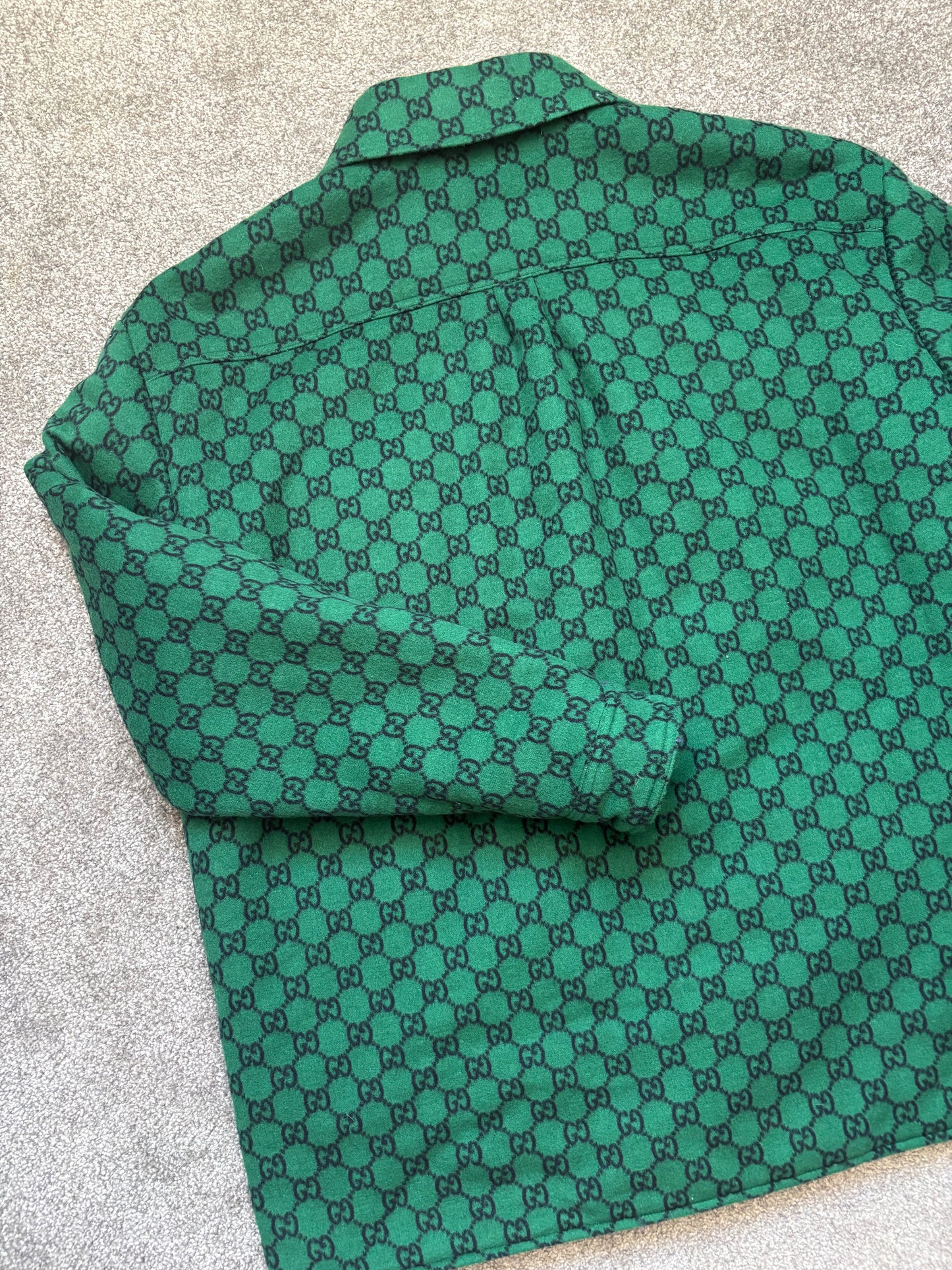 Gucci Monogram Wool Overshirt