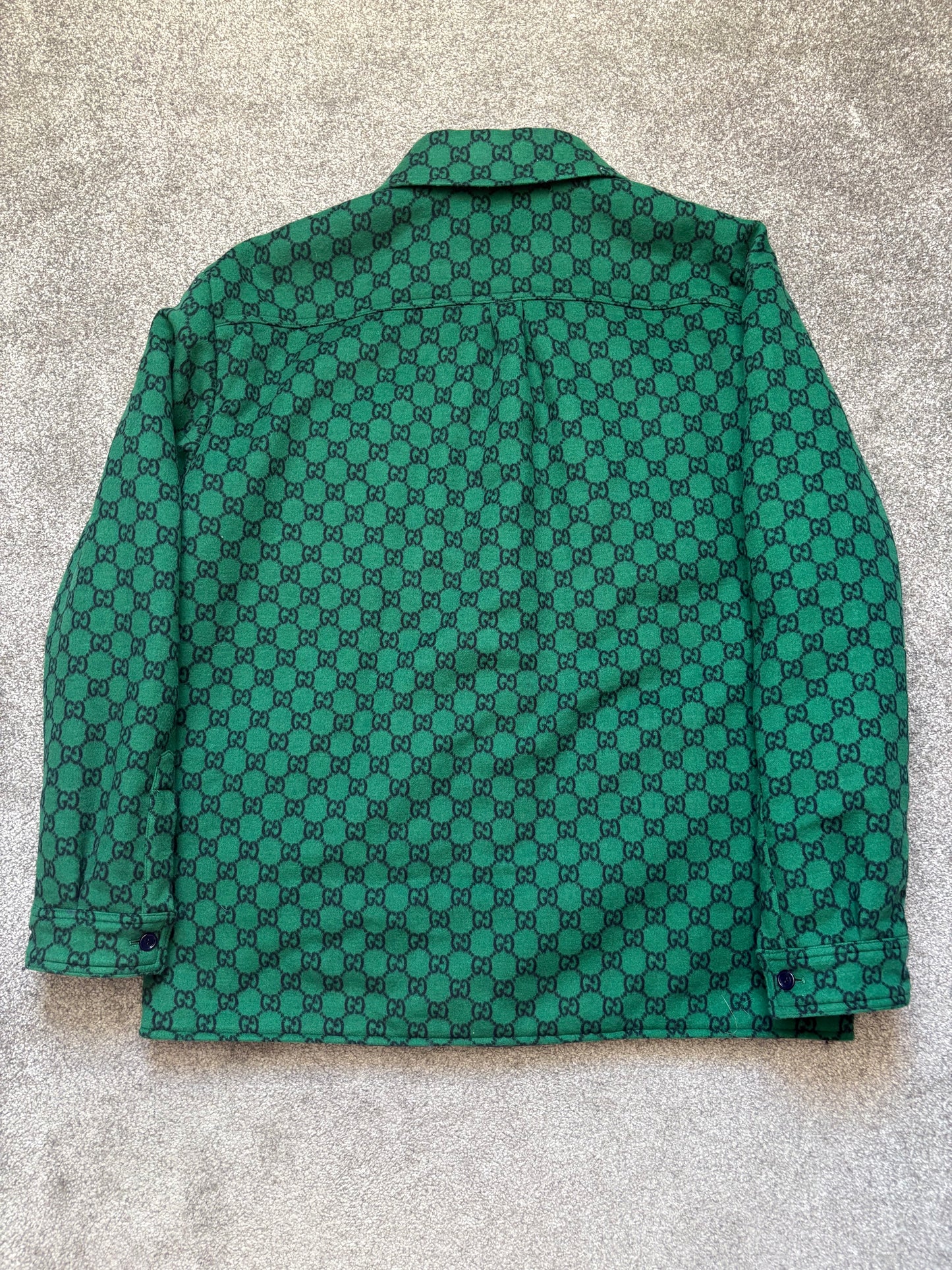 Gucci Monogram Wool Overshirt