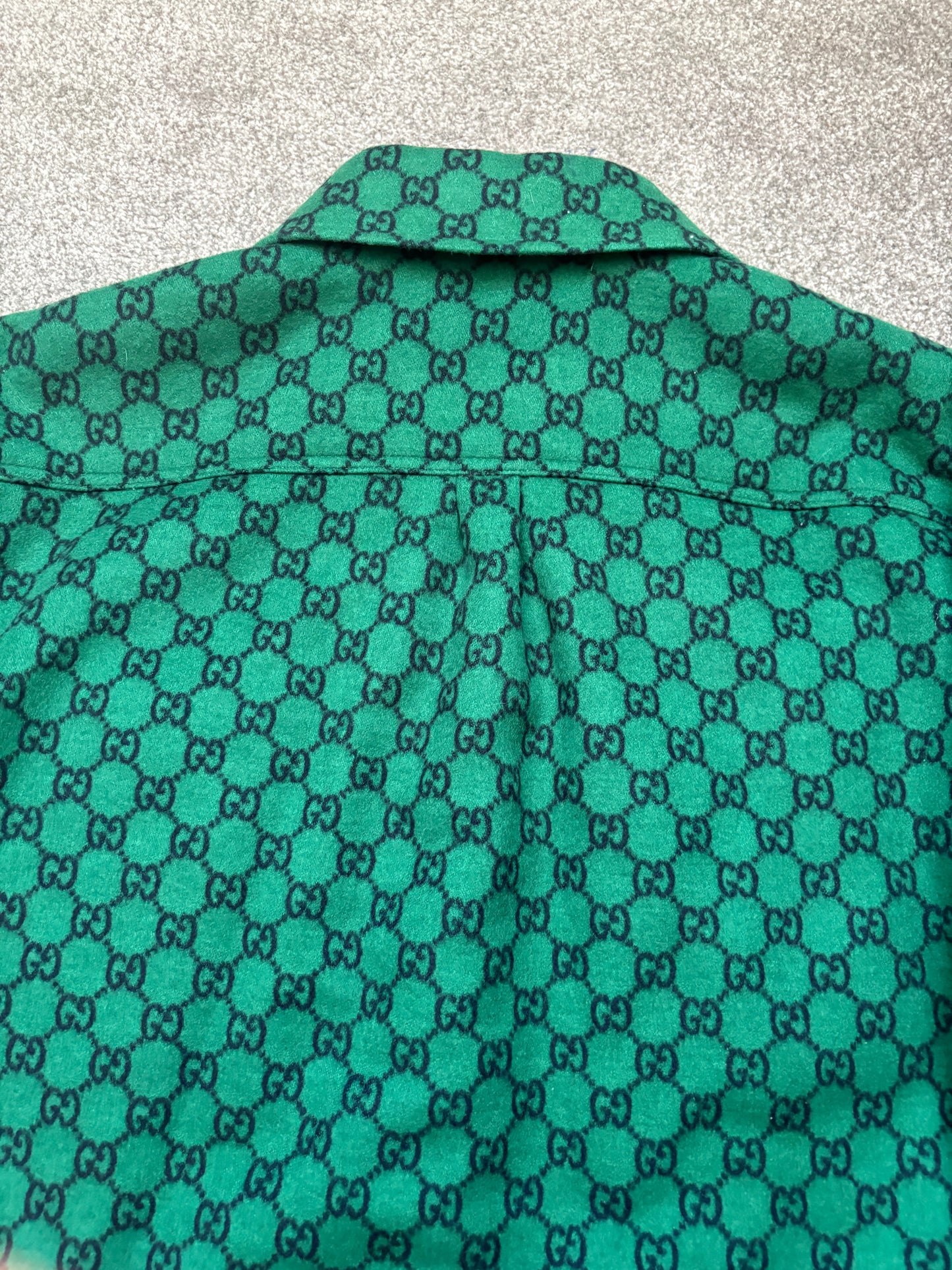 Gucci Monogram Wool Overshirt