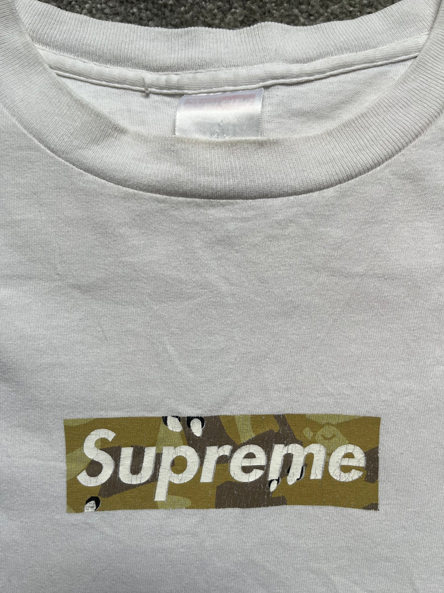 Supreme x Bape 2002 Box Logo Tee Shirt Large