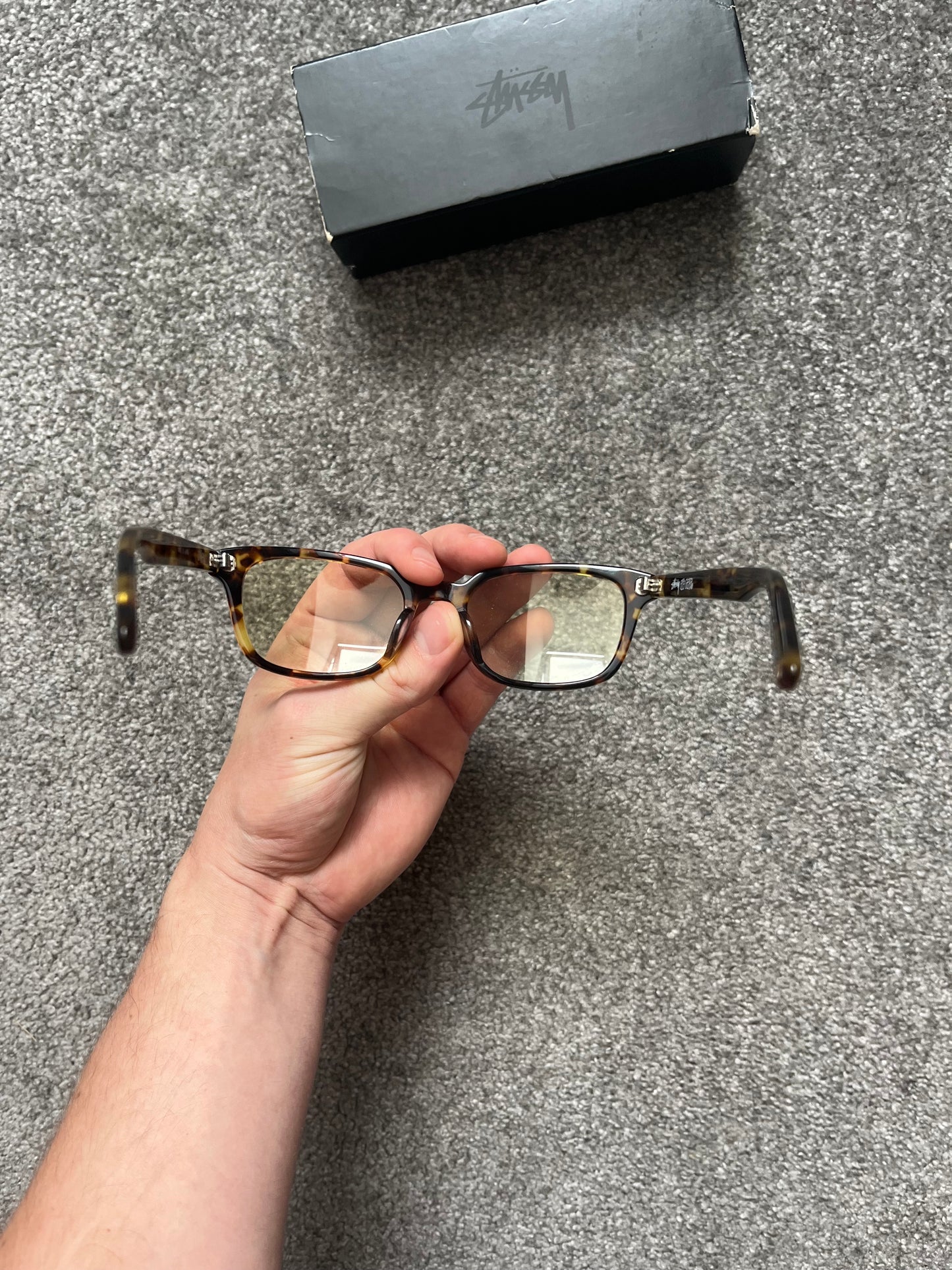 Stussy Owen Tortoise Eye Gear Sunglasses