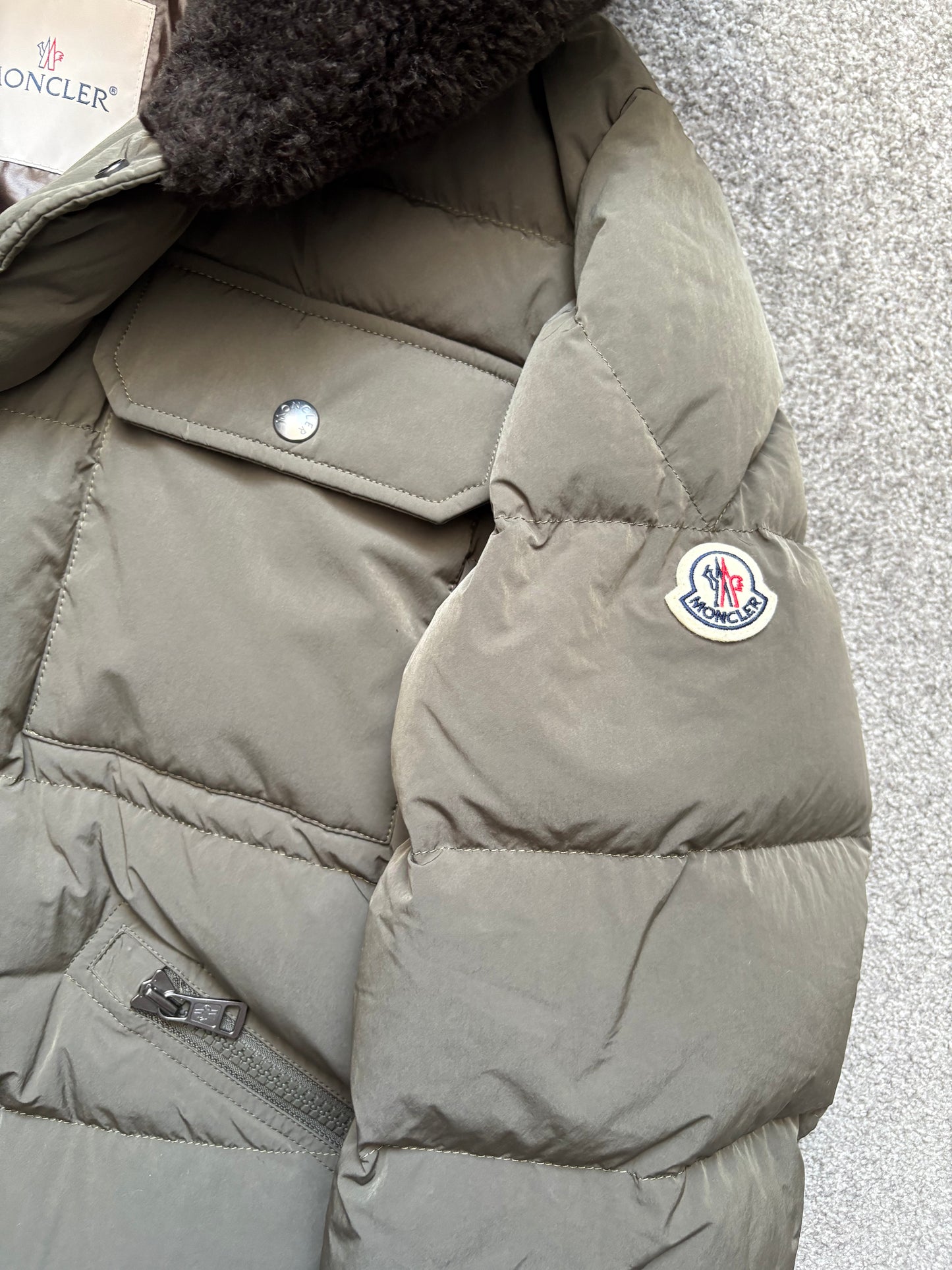 Moncler Marcelettes Fur Down Jacket