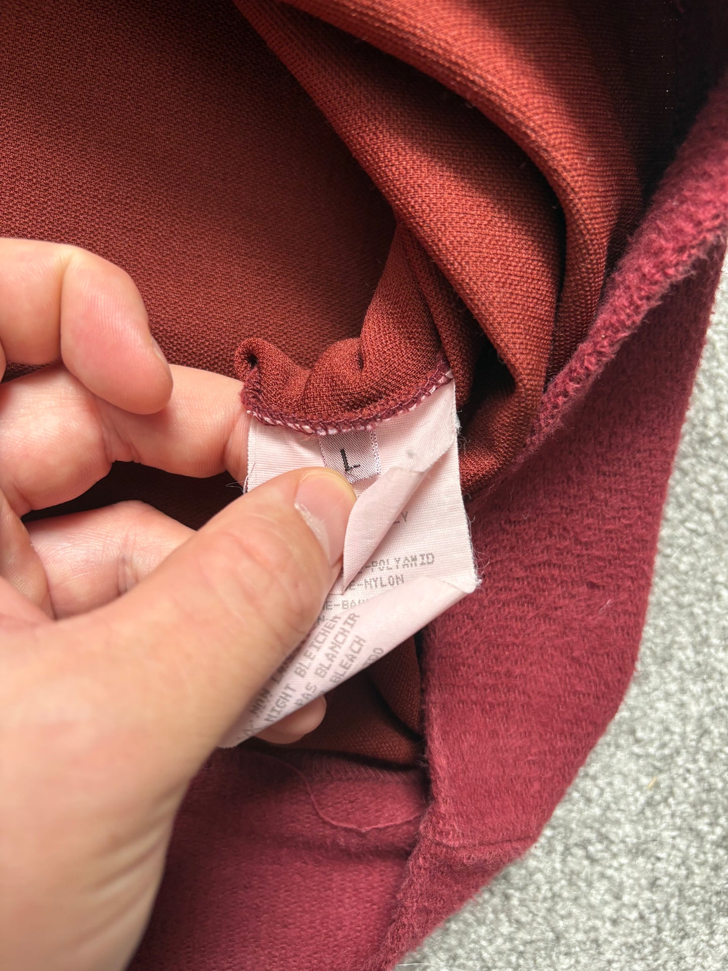 Stone Island 1996 Red Mock Neck Jumper