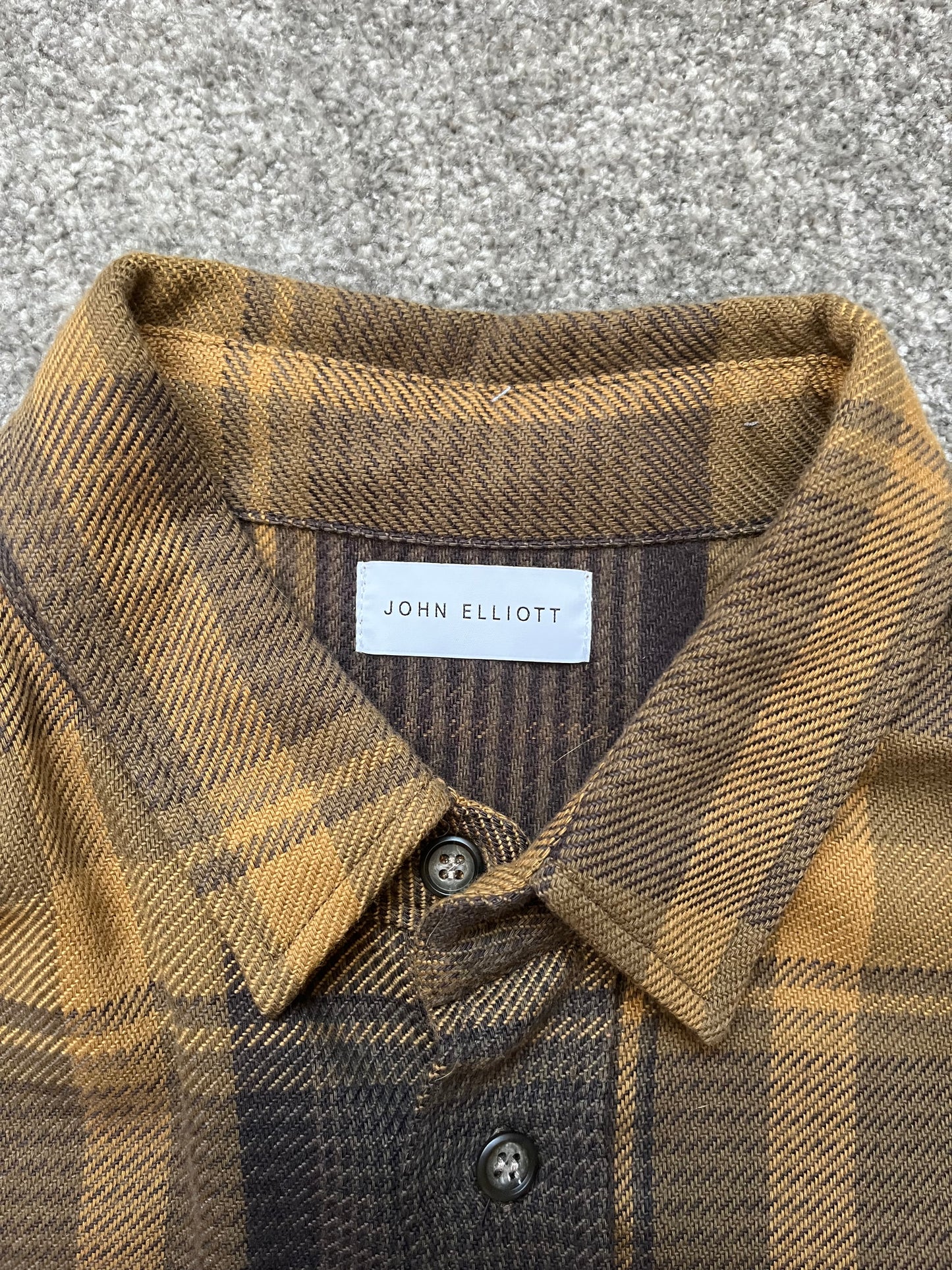 John Elliot Checkered Flannel Shirt