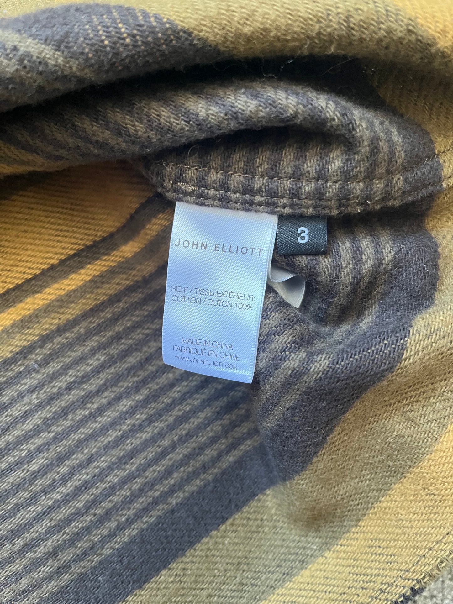 John Elliot Checkered Flannel Shirt