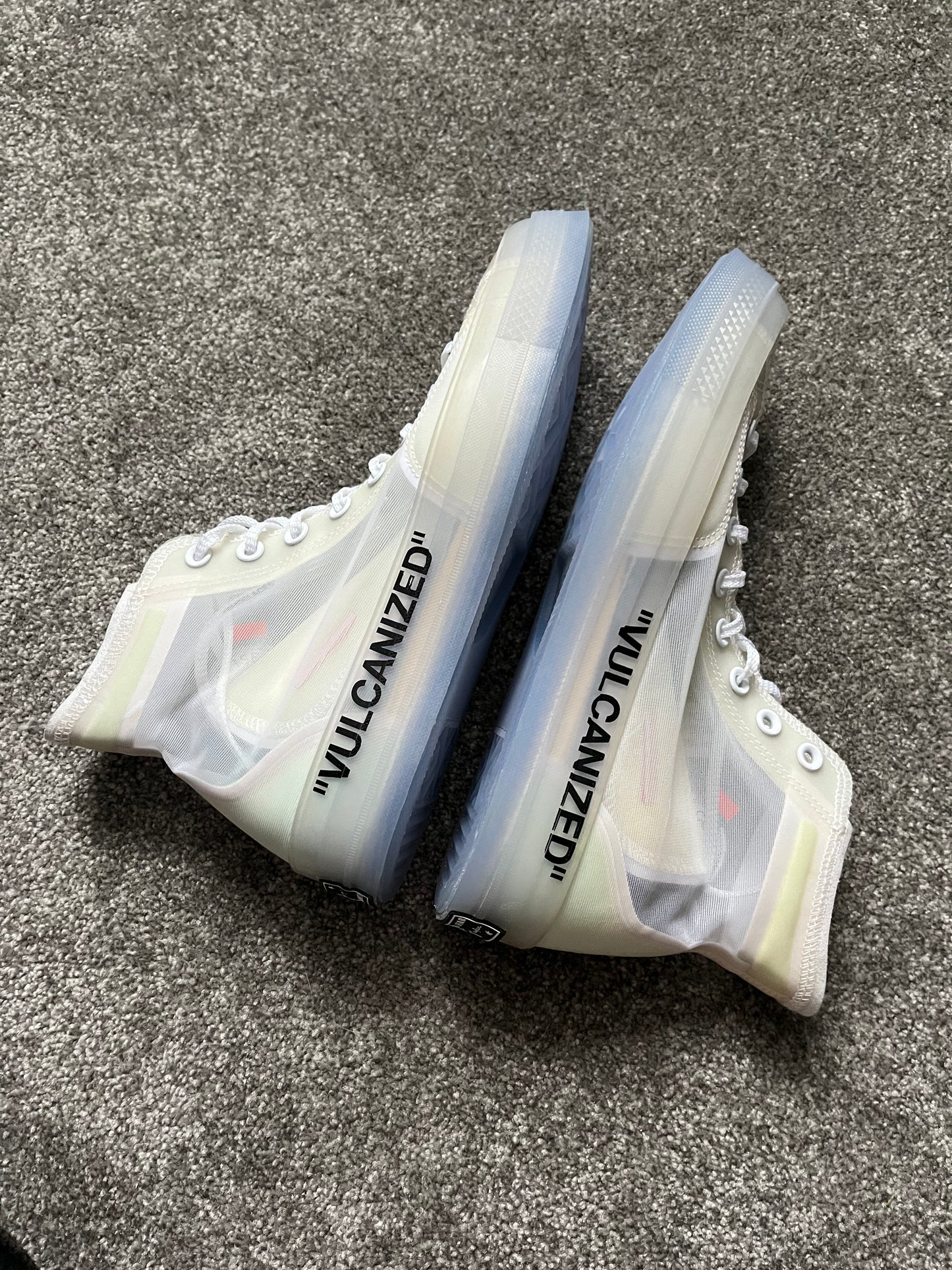 Sample Off White Converse Chuck Taylors