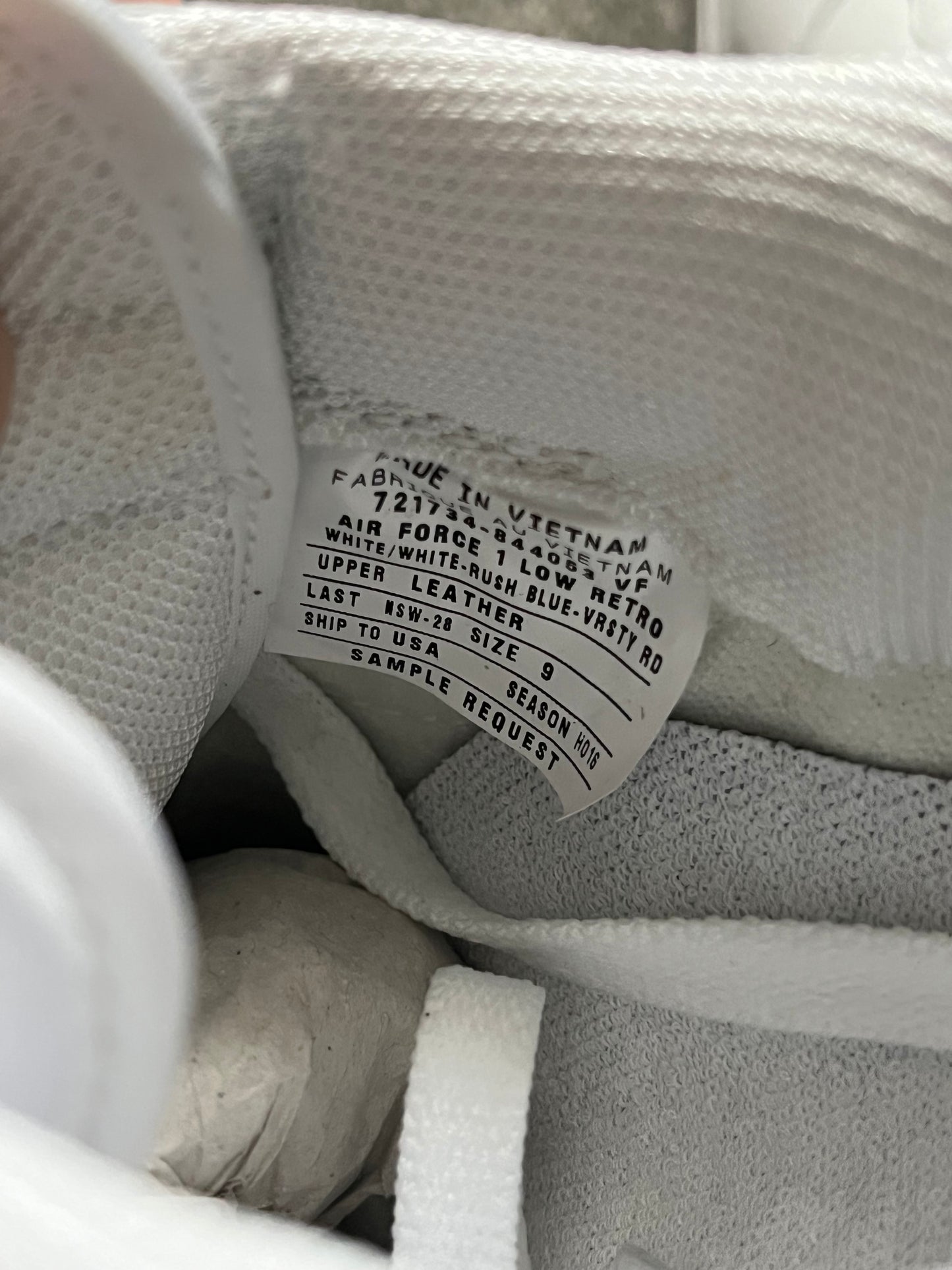 Nike LA Sample Los Angeles Low Air Force 1 AF1 DS UK8 US9