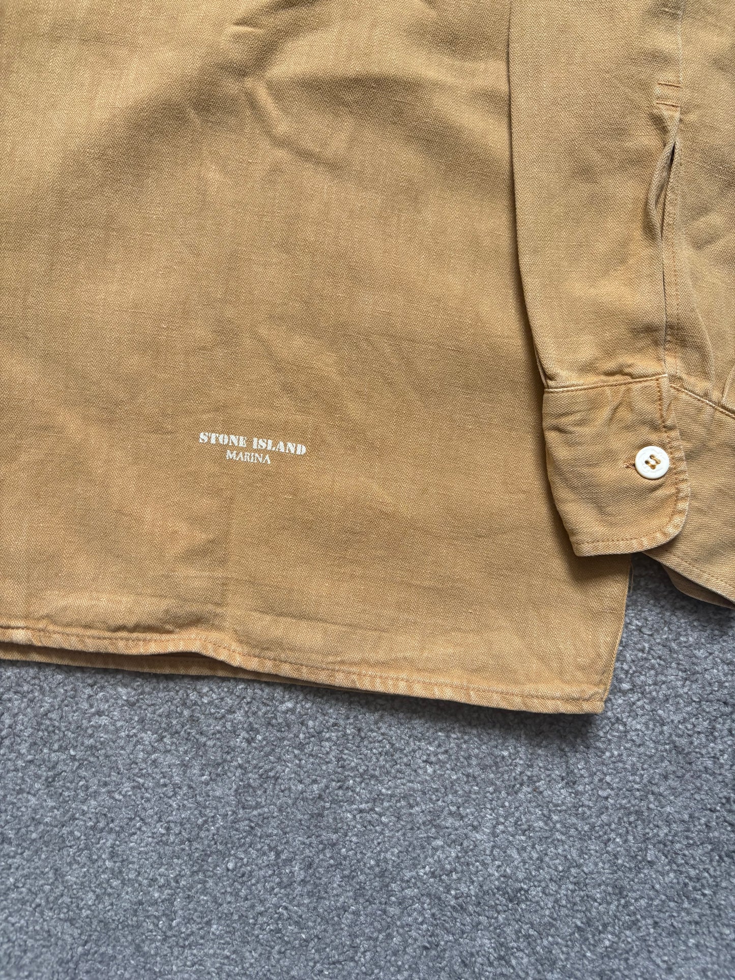 Stone Island 1995 Marina Mustard Shirt