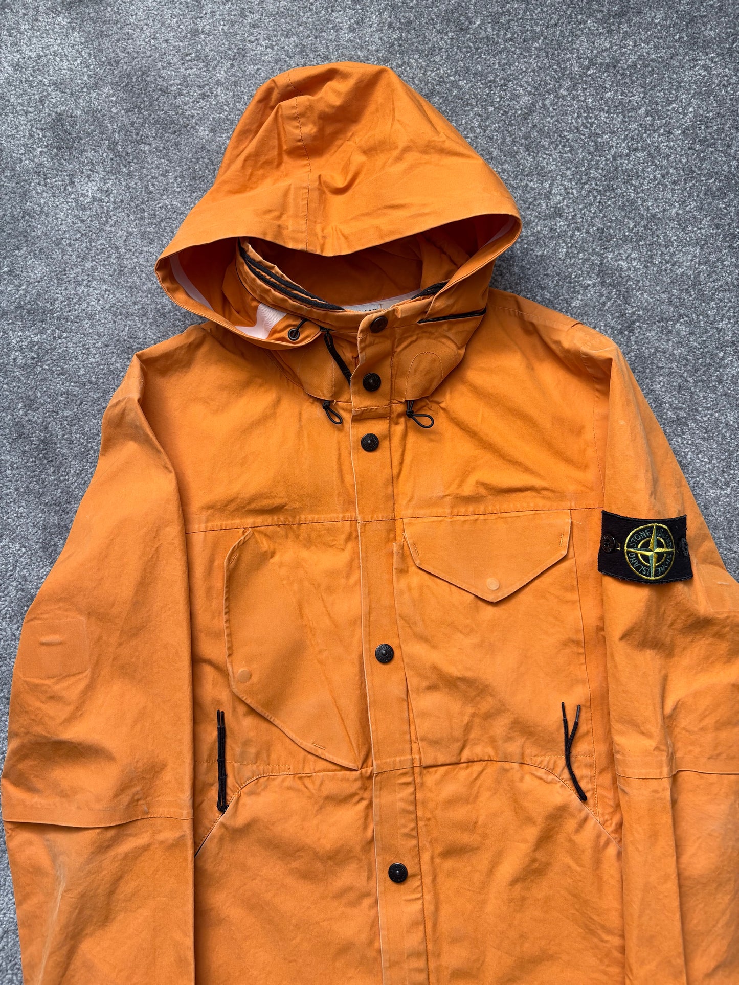 Stone Island 2008 Orange Ventile Jacket