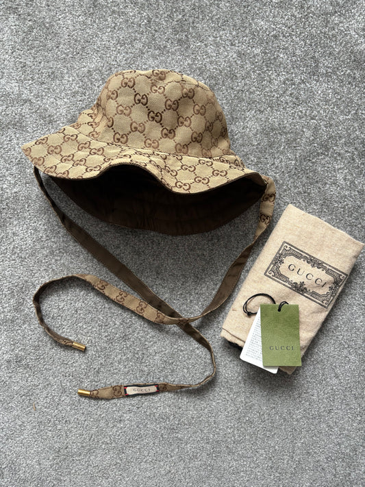 Gucci Monogram Reversible Bucket Hat