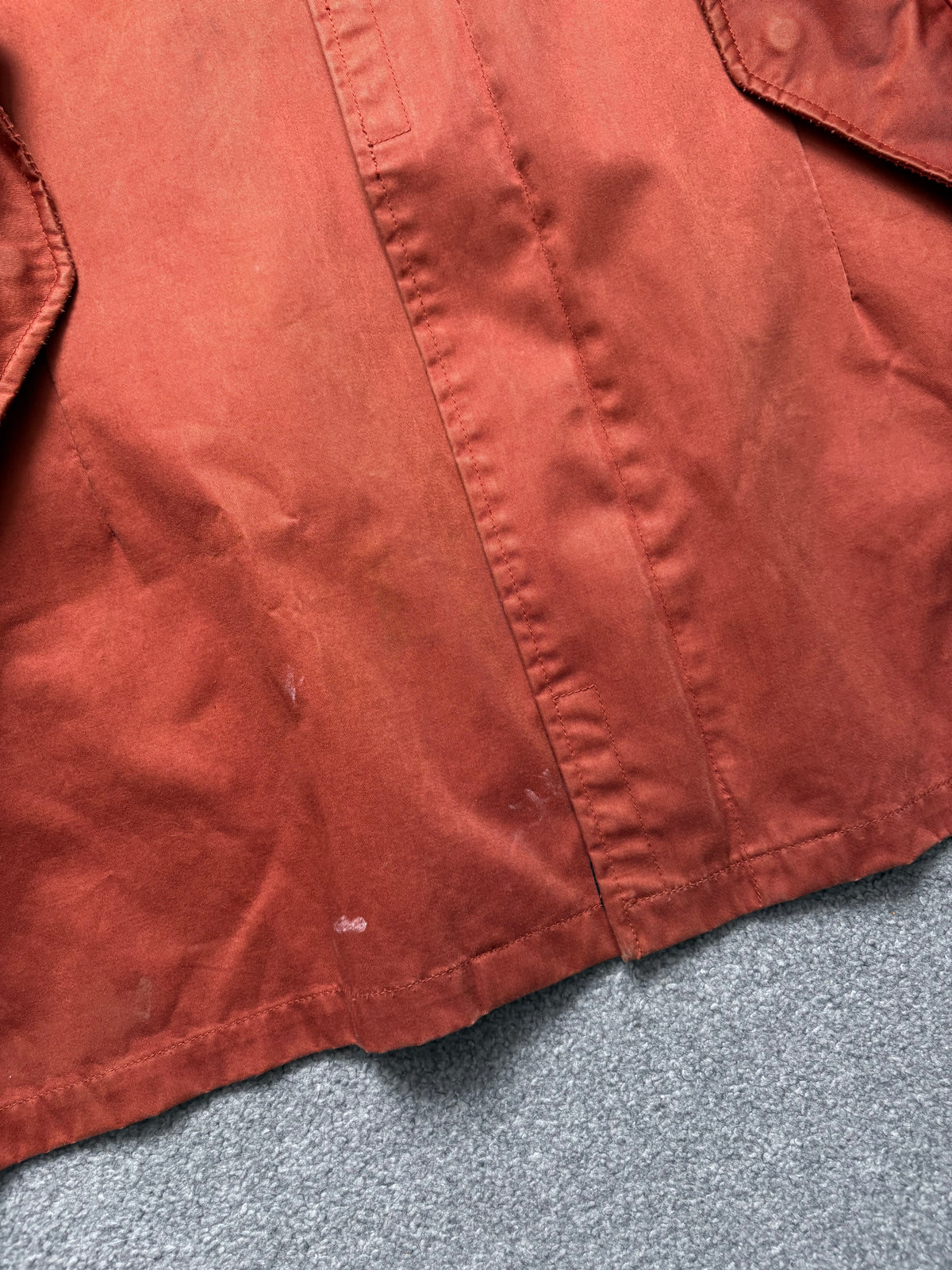Stone Island 1994 Raso Gommato Orange Jacket