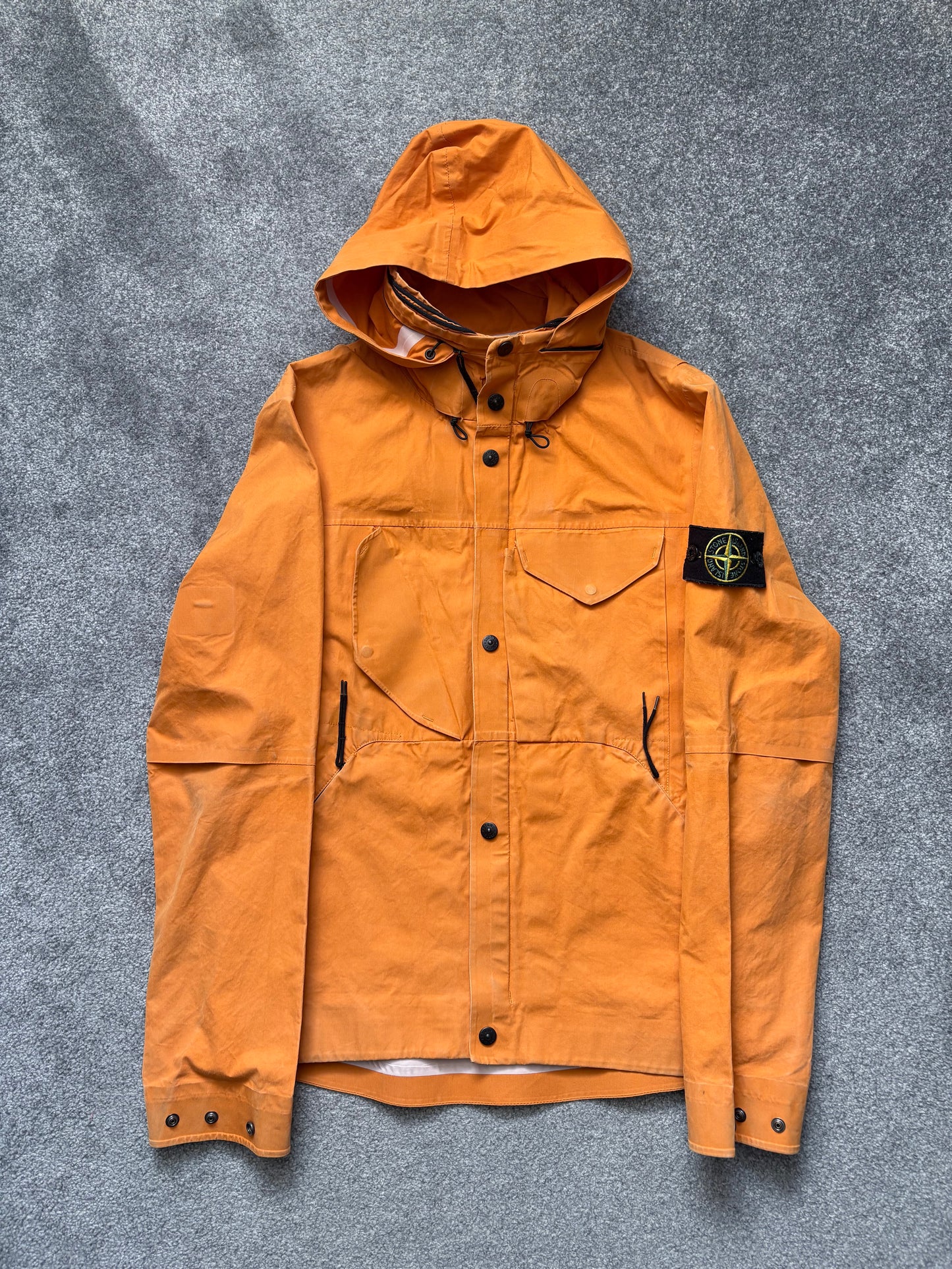 Stone Island 2008 Orange Ventile Jacket