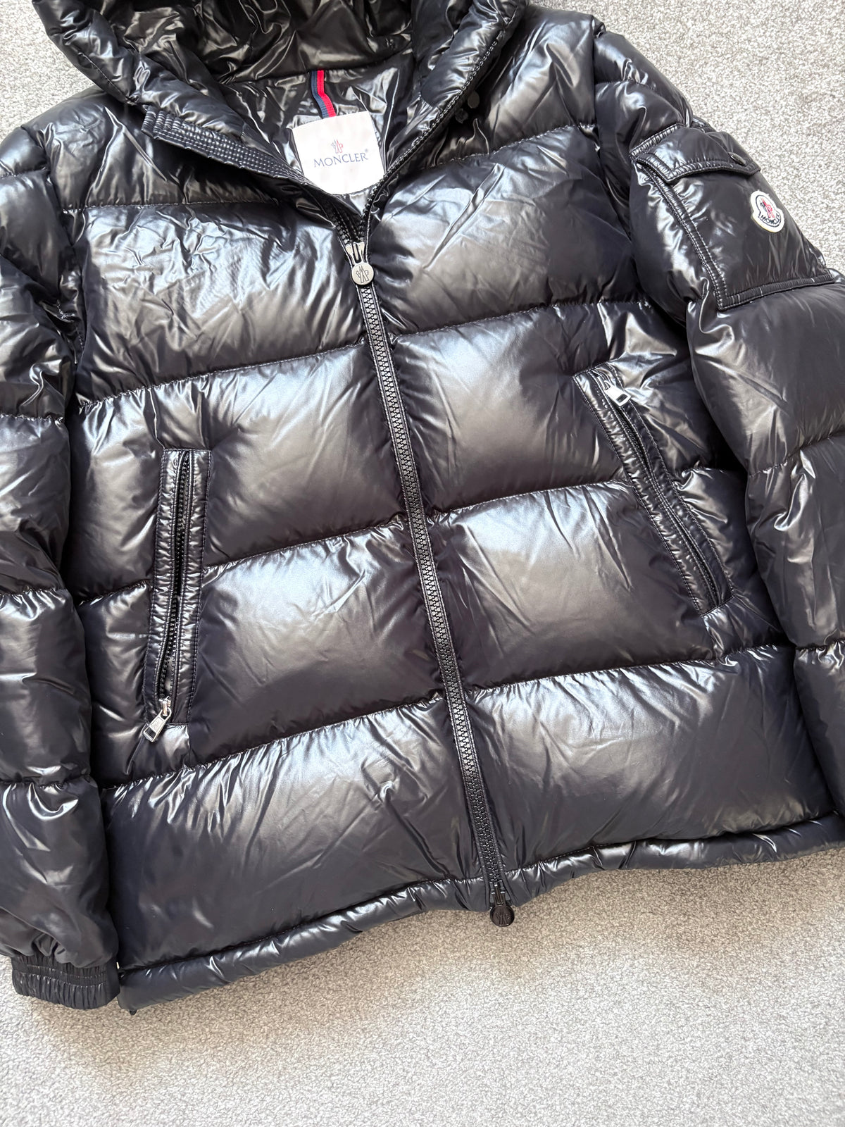 Moncler Black Ecrins Down-Filled Jacket