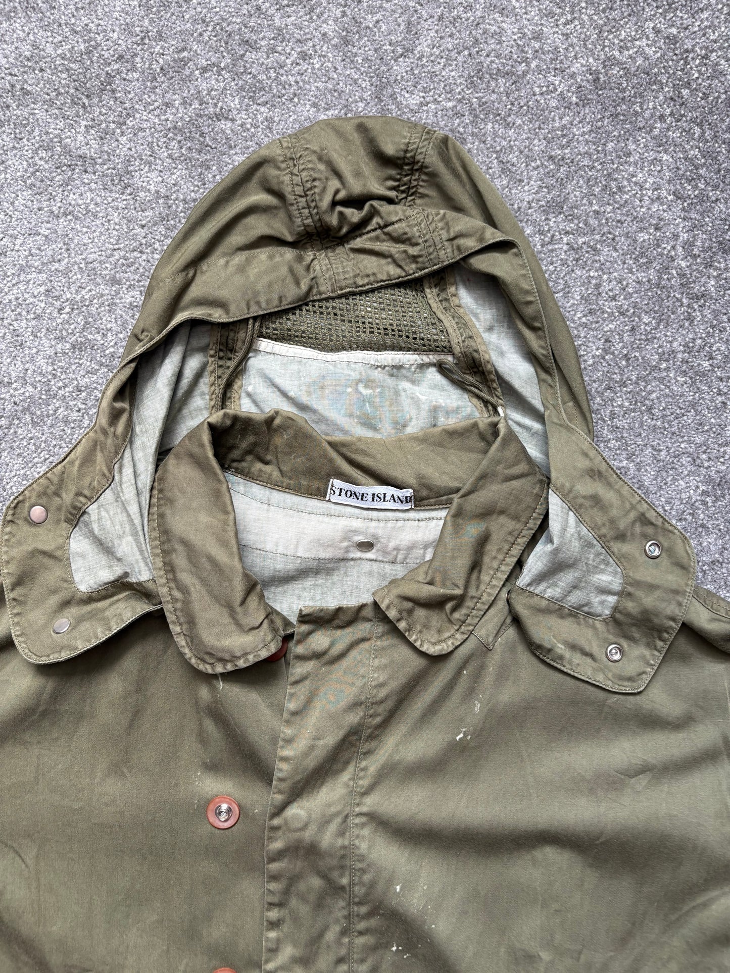 Stone Island 1986 Green Raso Jacket