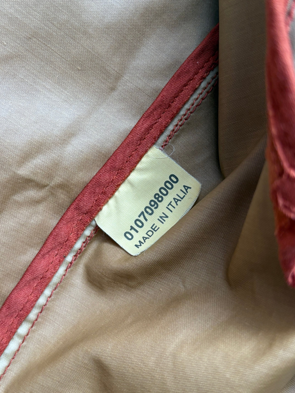 Stone Island 1994 Raso Gommato Orange Jacket