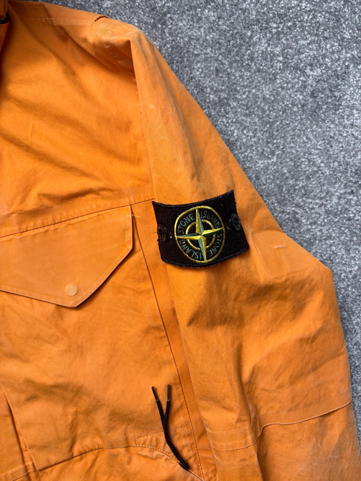 Stone Island 2008 Orange Ventile Jacket