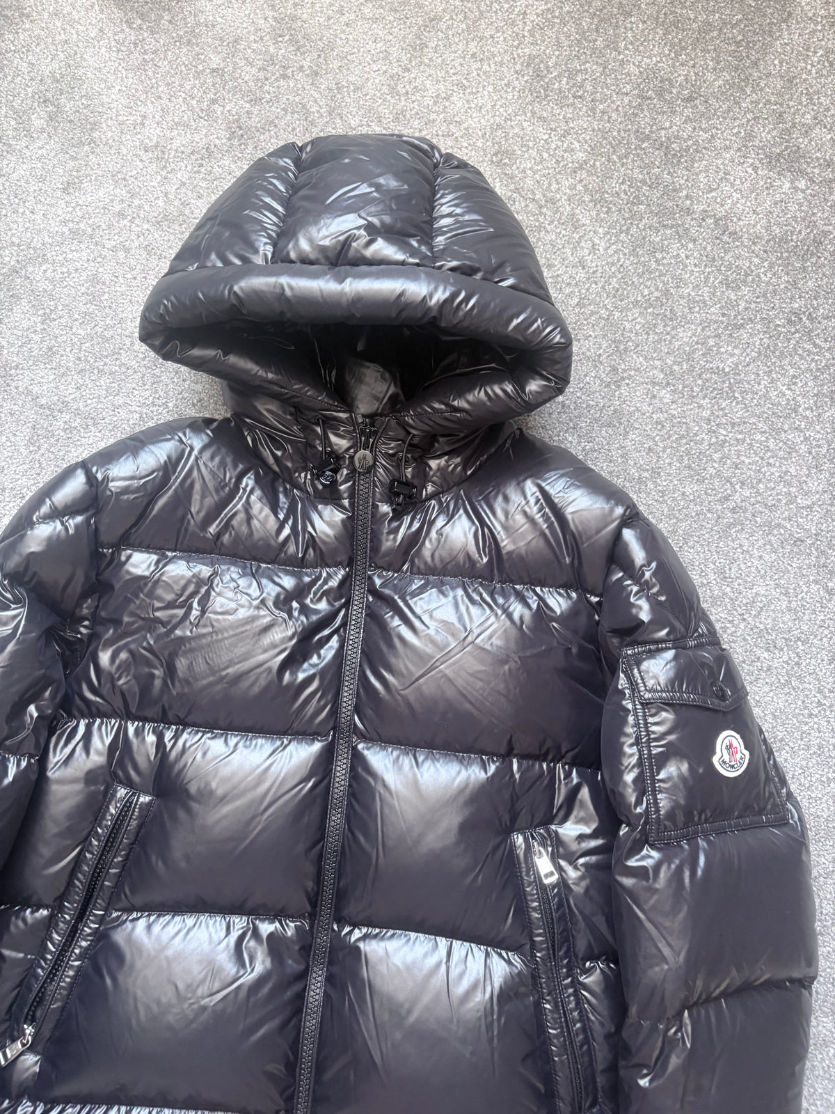 Moncler Black Ecrins Down-Filled Jacket