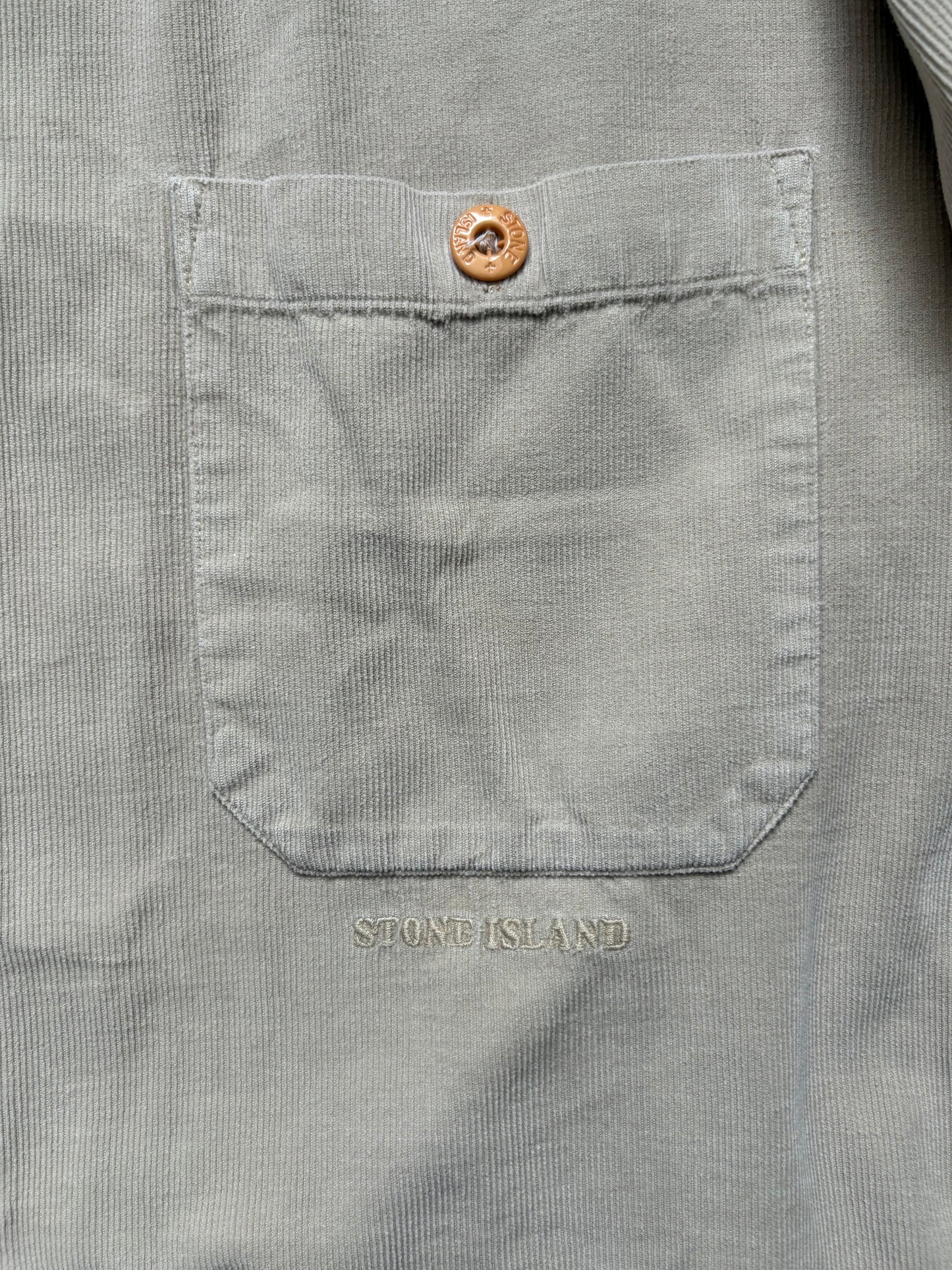 Stone Island 1998 Beige Corduroy Shirt