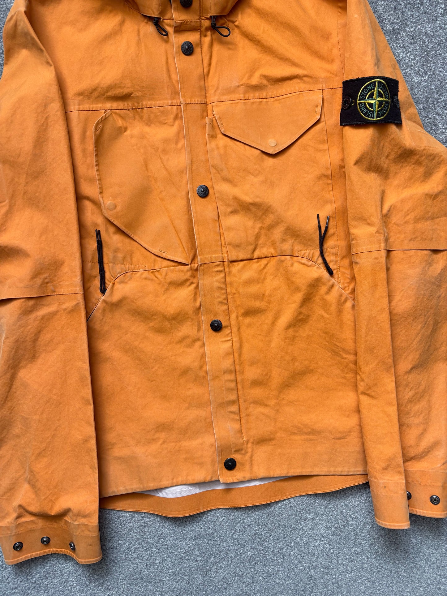 Stone Island 2008 Orange Ventile Jacket