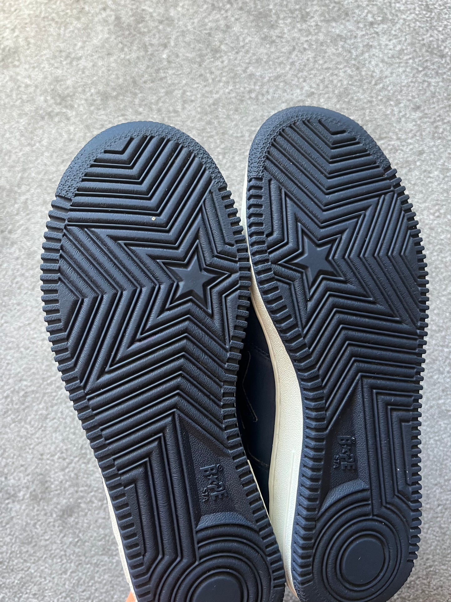 Bape Bapesta Navy Leather 2005 Trainers