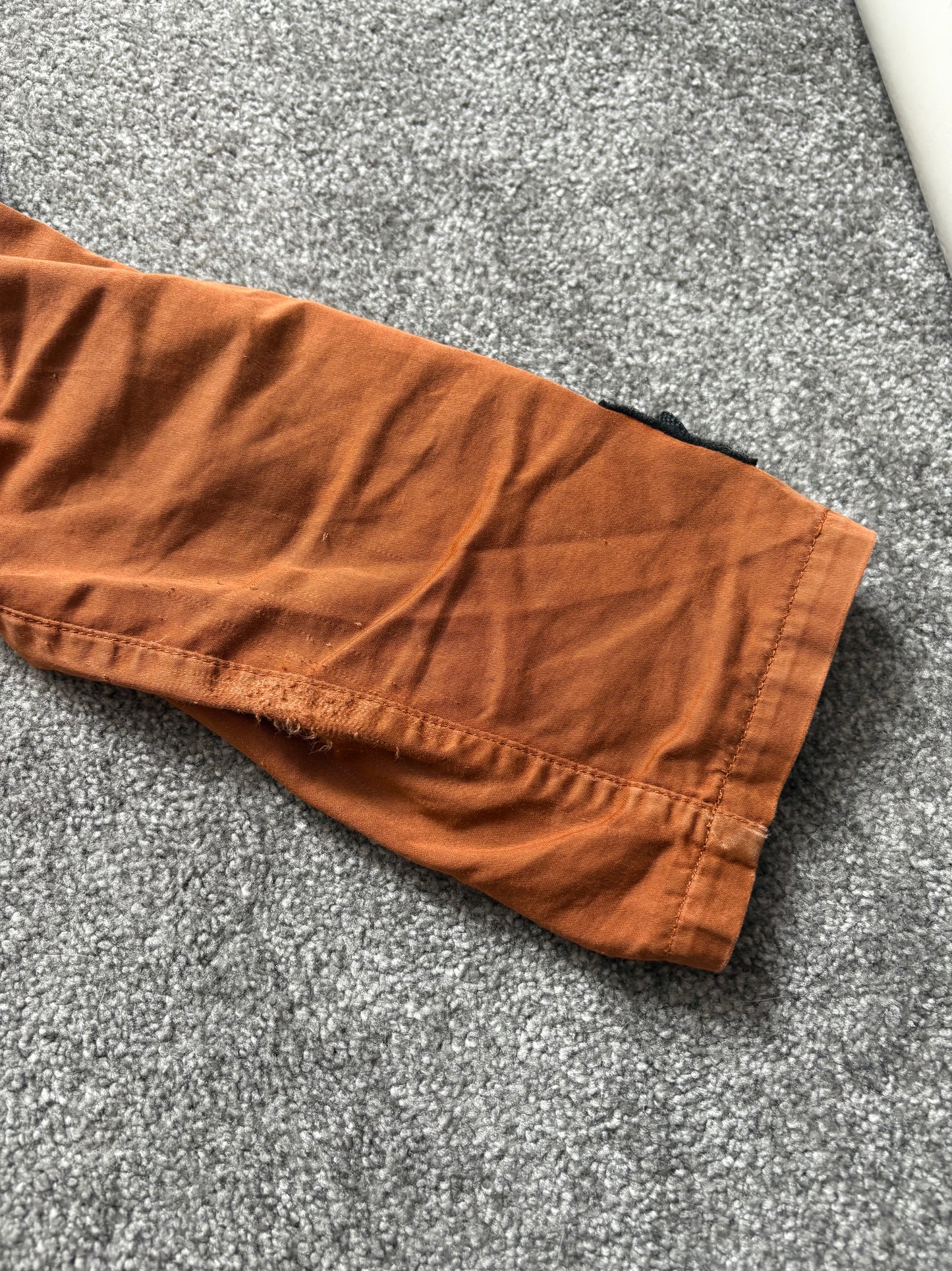 Stone Island 1995 Raso Gommato Orange Jacket
