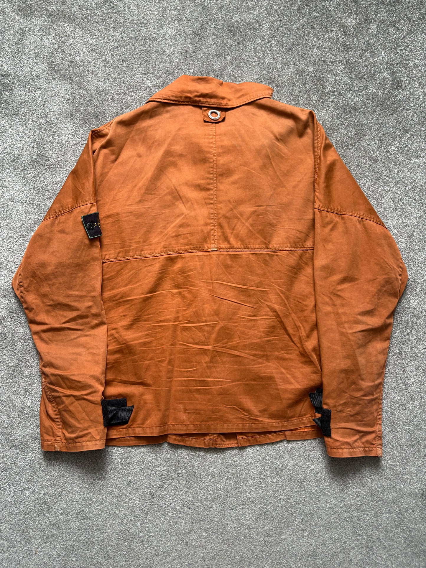 Stone Island 1995 Raso Gommato Orange Jacket