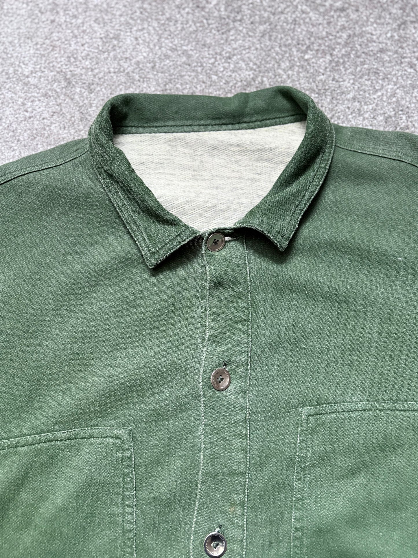 Stone Island 1983 Sample Green ‘Tela Stella’ Canvas Chore Jacket