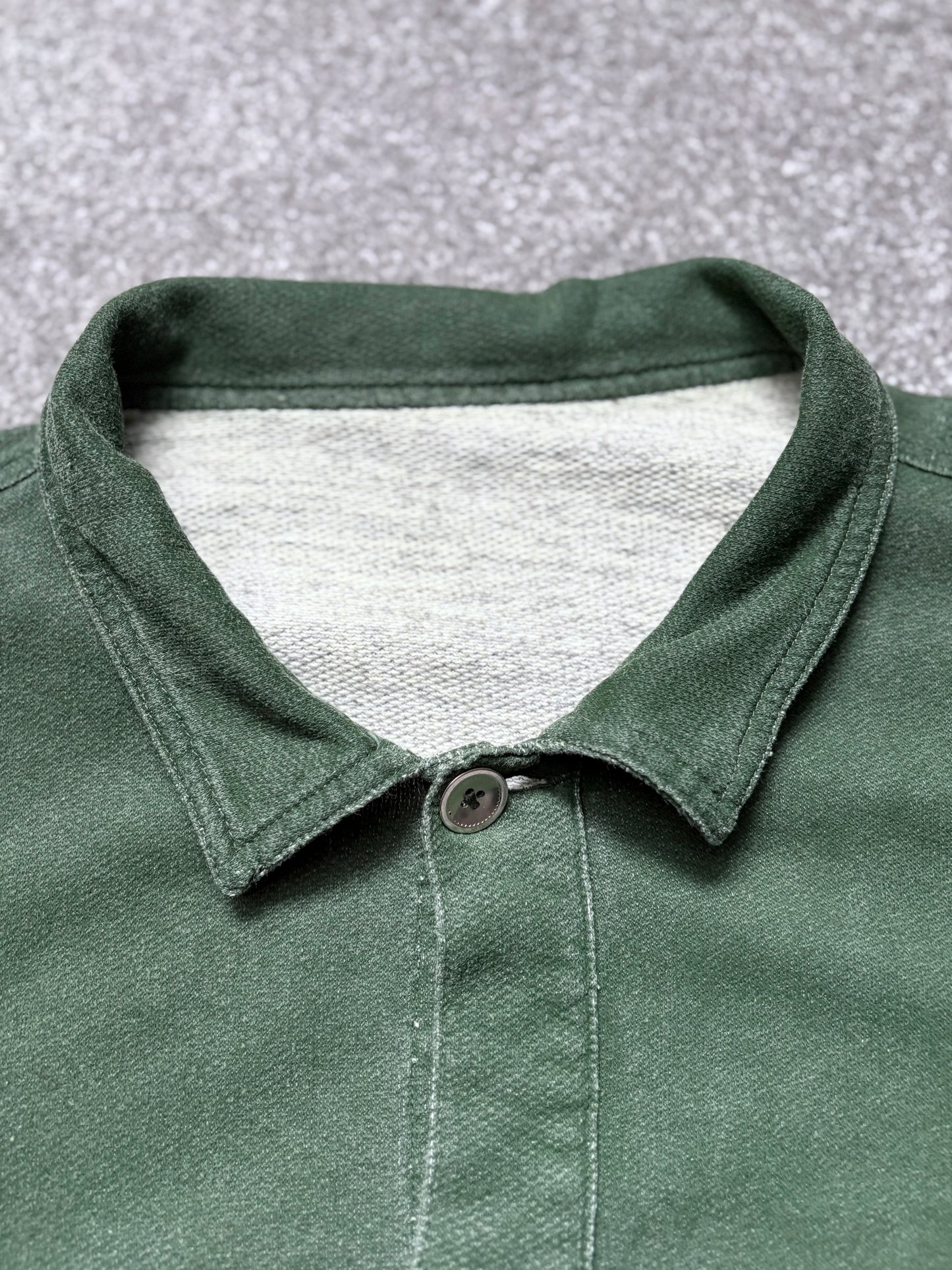 Stone Island 1983 Sample Green ‘Tela Stella’ Canvas Chore Jacket