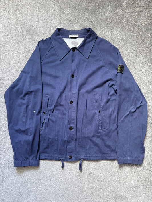 Stone Island 1998 Navy Vintage Coach Overshirt