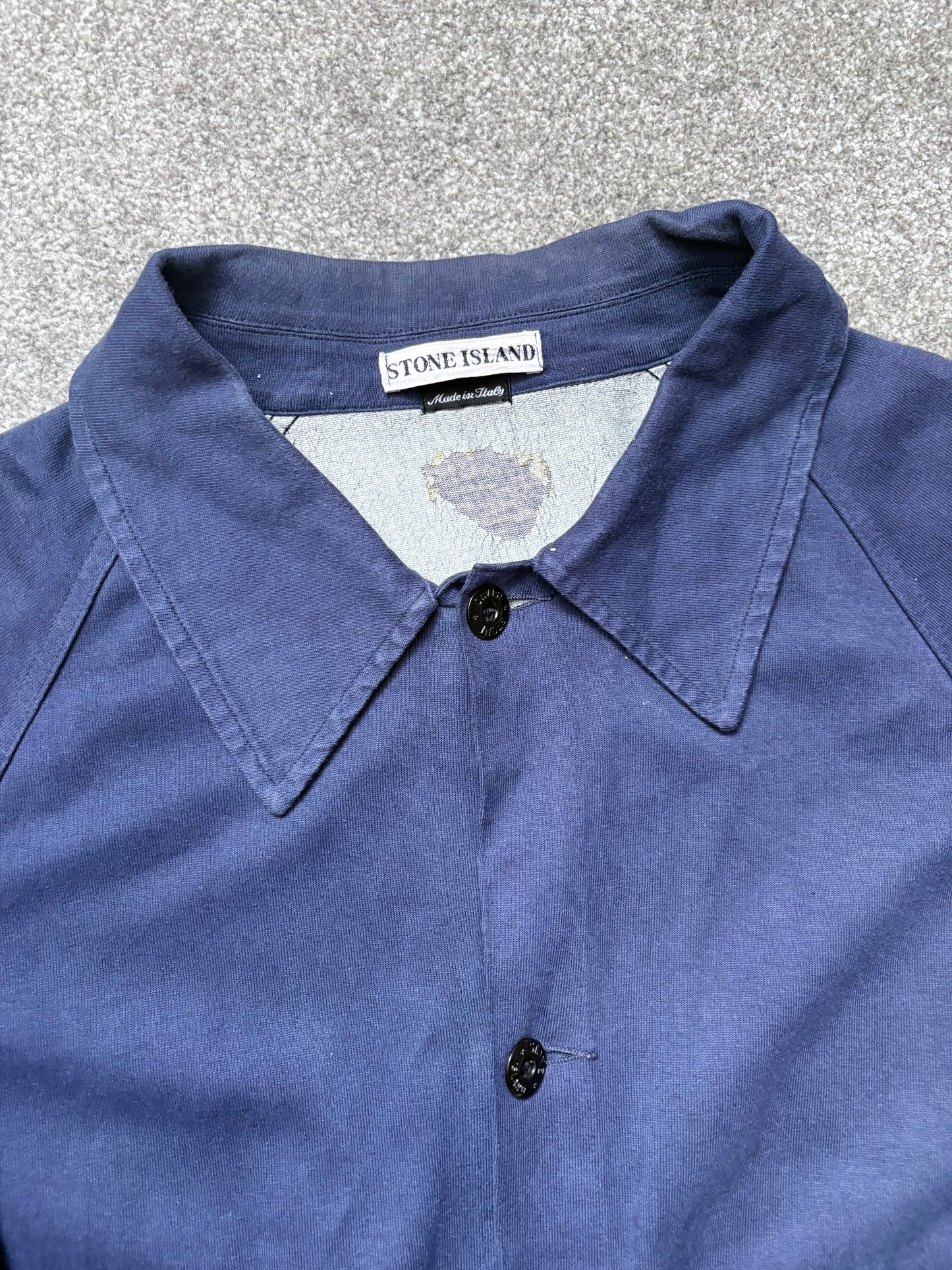Stone Island 1998 Navy Vintage Coach Overshirt