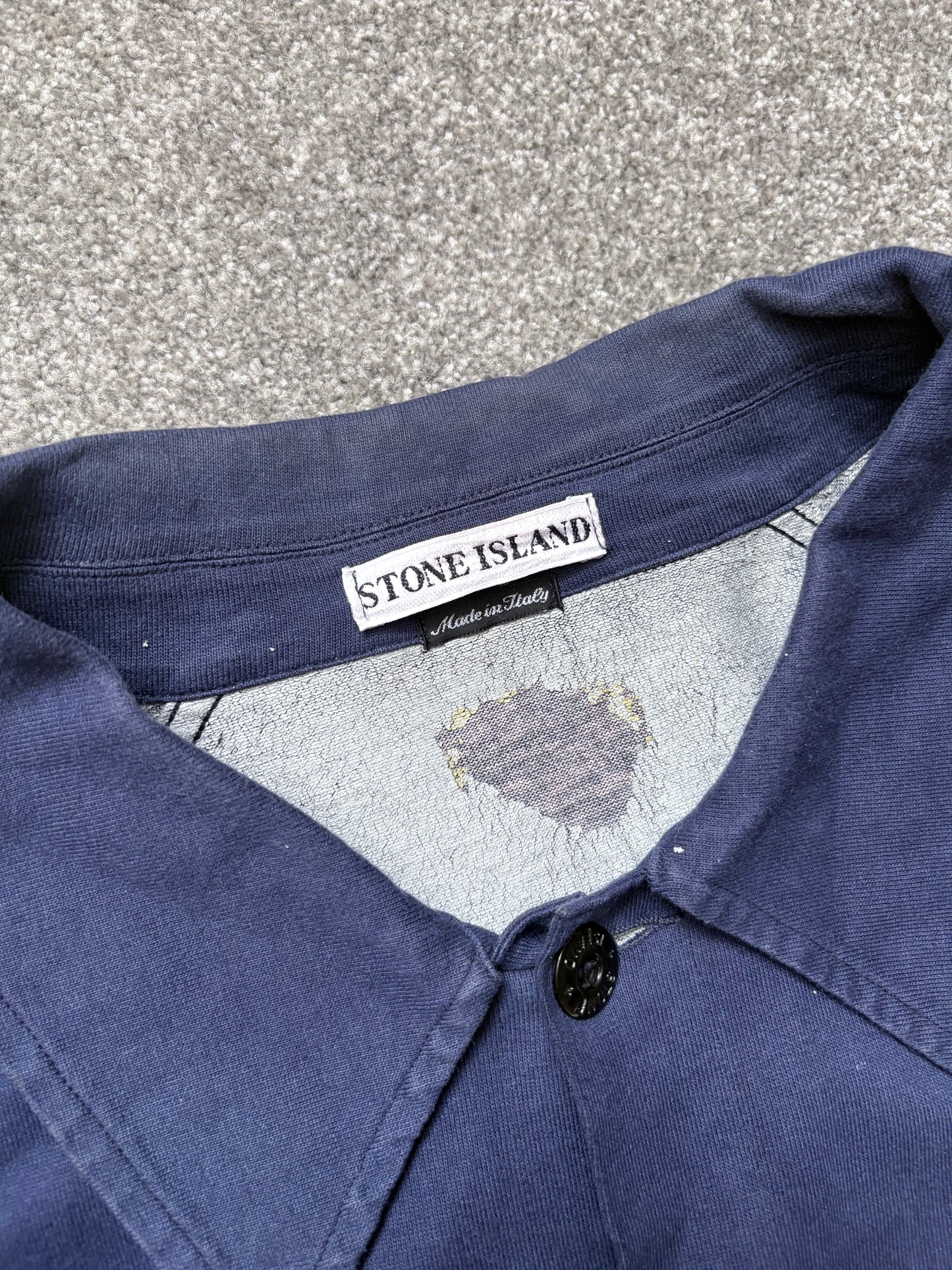 Stone Island 1998 Navy Vintage Coach Overshirt