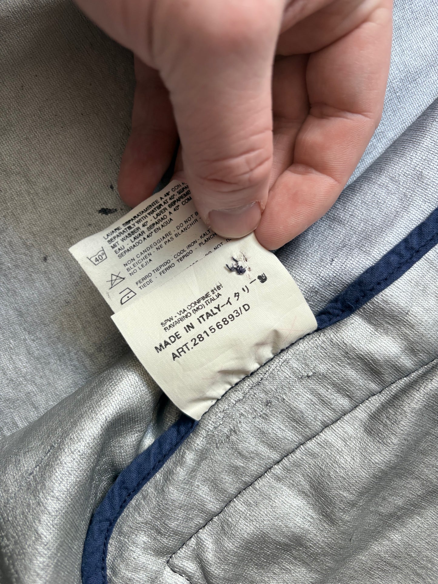 Stone Island 1998 Navy Vintage Coach Overshirt