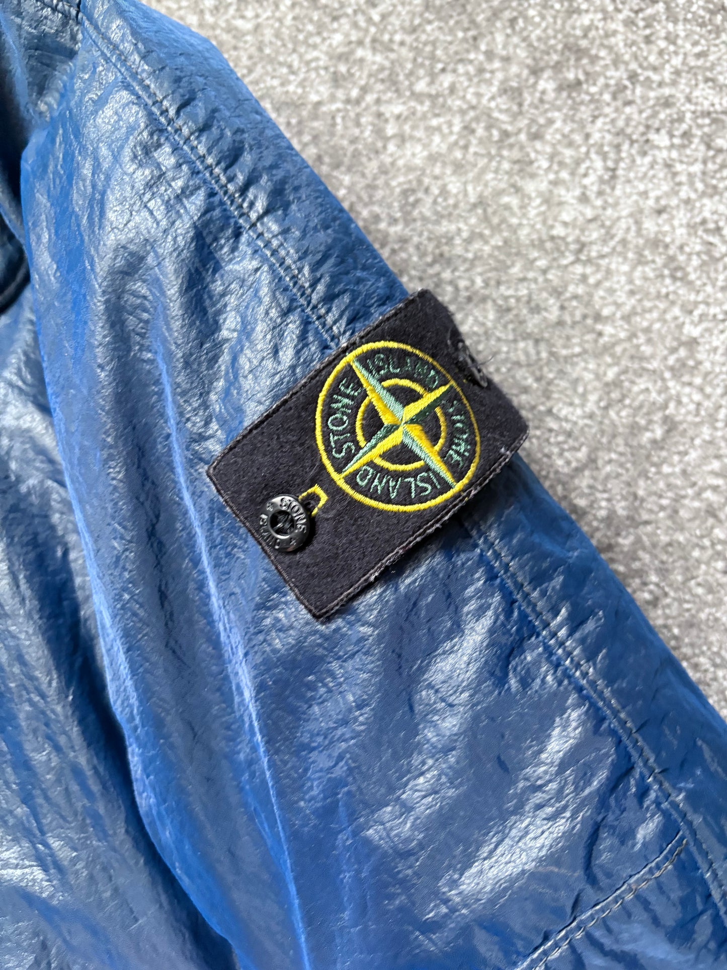 Stone Island 2000 Navy Double Mesh Dutch Rope Coach Jacket