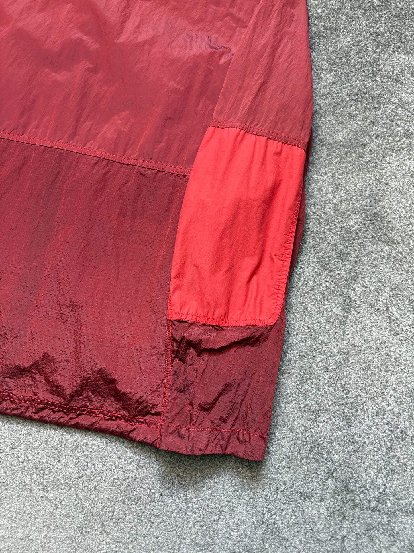 Stone Island Nylon Metal Watro Ripstop Red Jacket