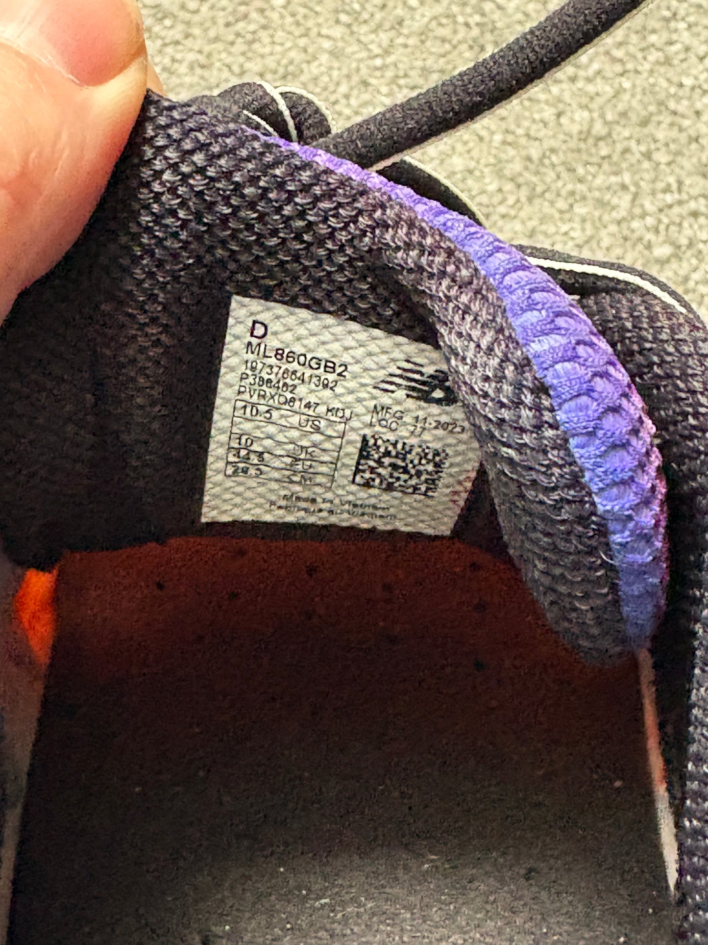 LORENZ.OG x New Balance Sample 860v2 Dusk Trainers