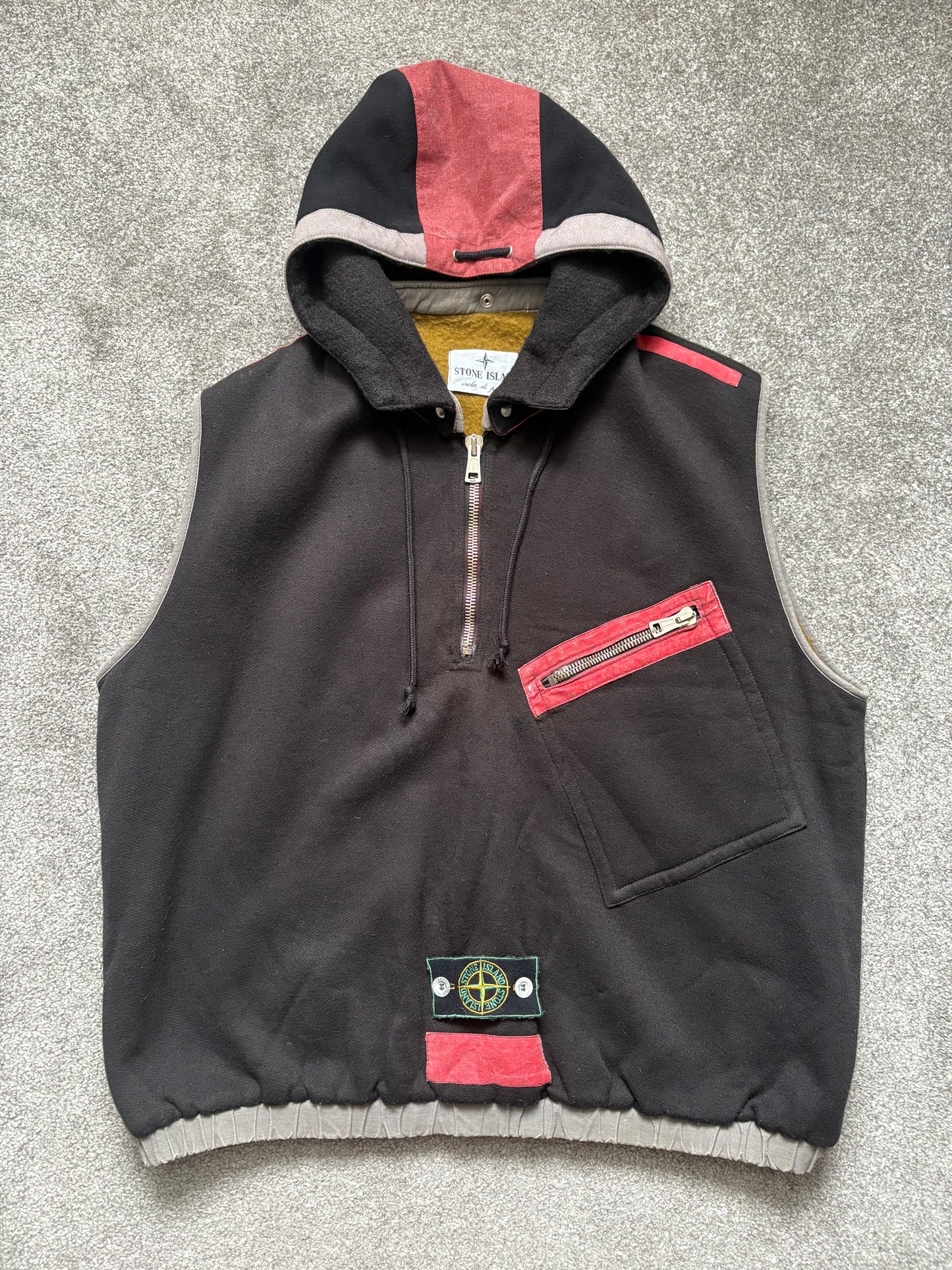 Stone Island 1982 Tela Stella Hoodie Gilet Jacket