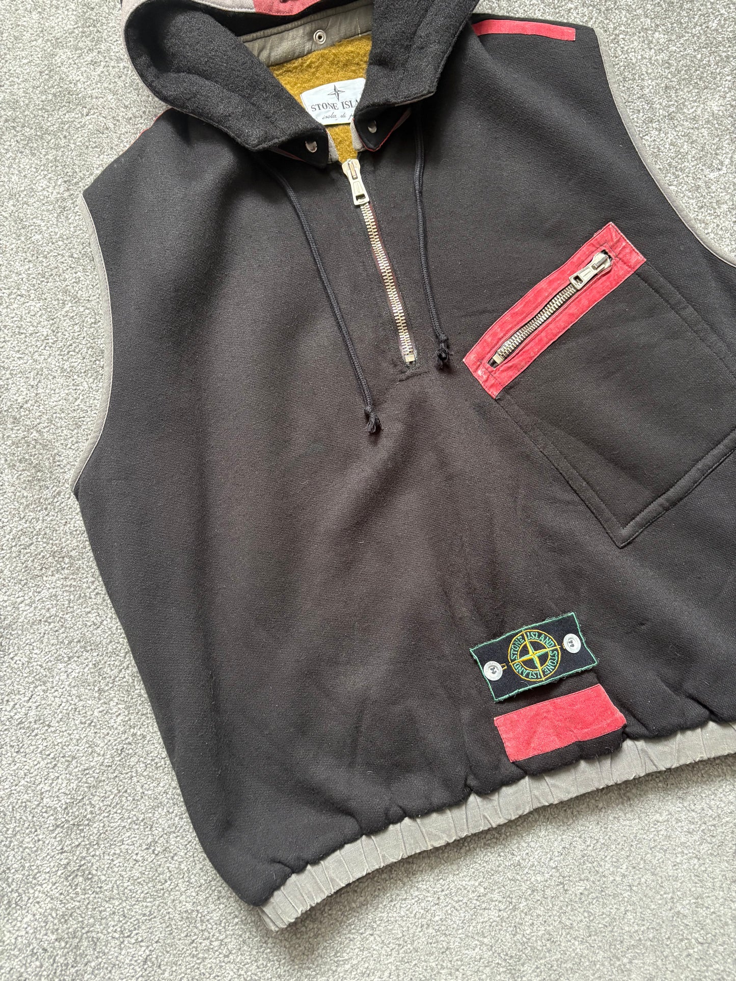Stone Island 1982 Tela Stella Hoodie Gilet Jacket
